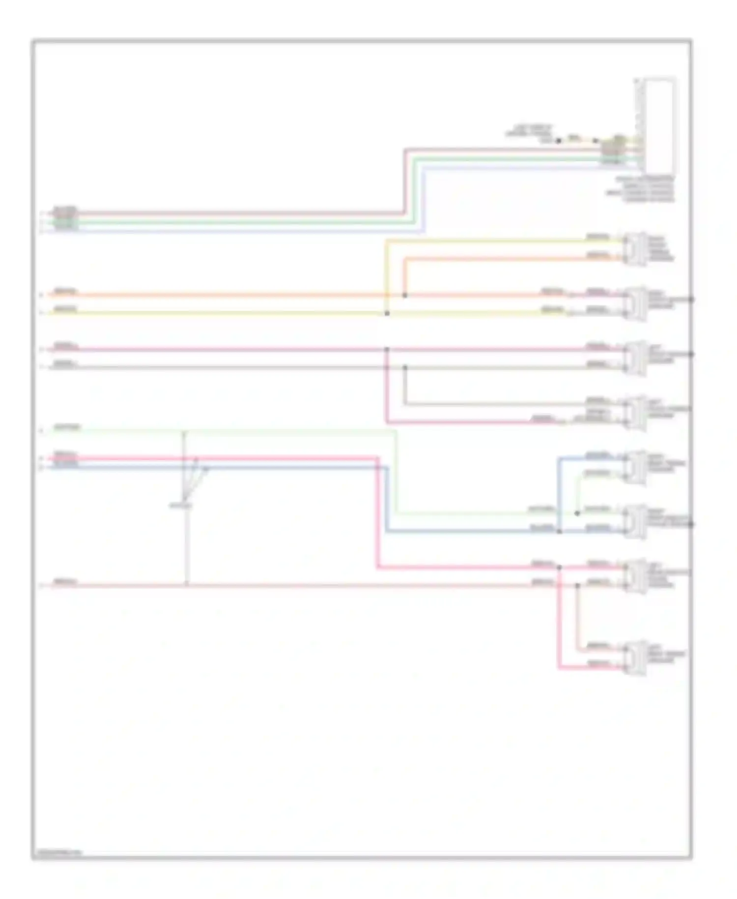 A5 Audi I (2007-2011): Navigation circuit, basic infotainment (2 of 2)
