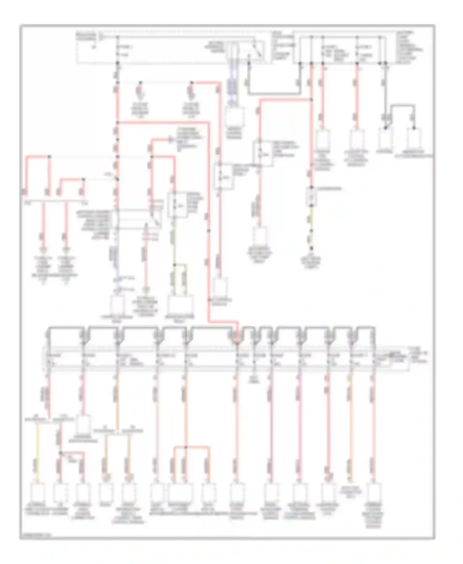 A5 Audi I (2007-2011): Power distribution circuit (2 of 7)