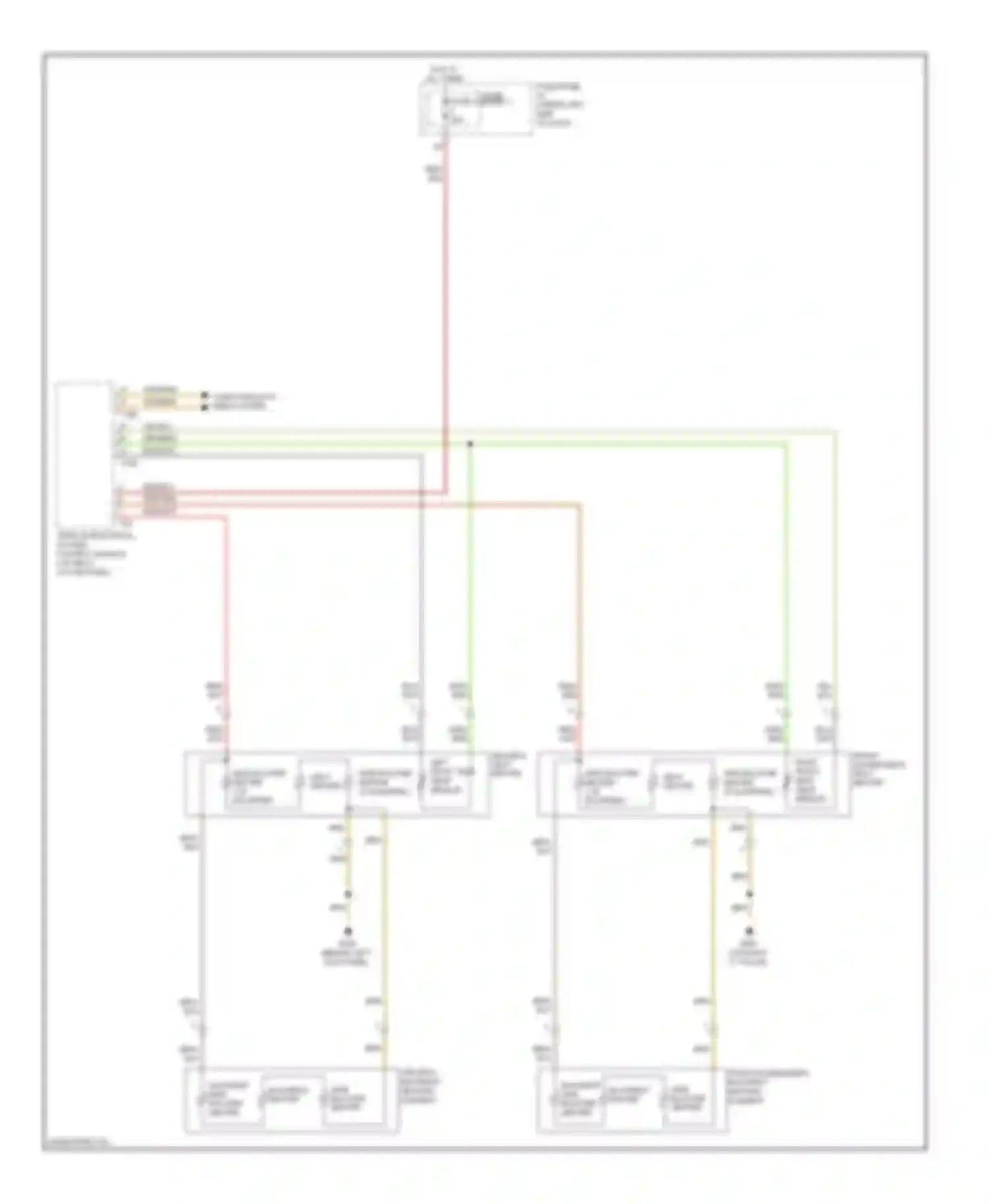 A5 Audi I (2007-2011): Front seat heater circuit, without ventilation