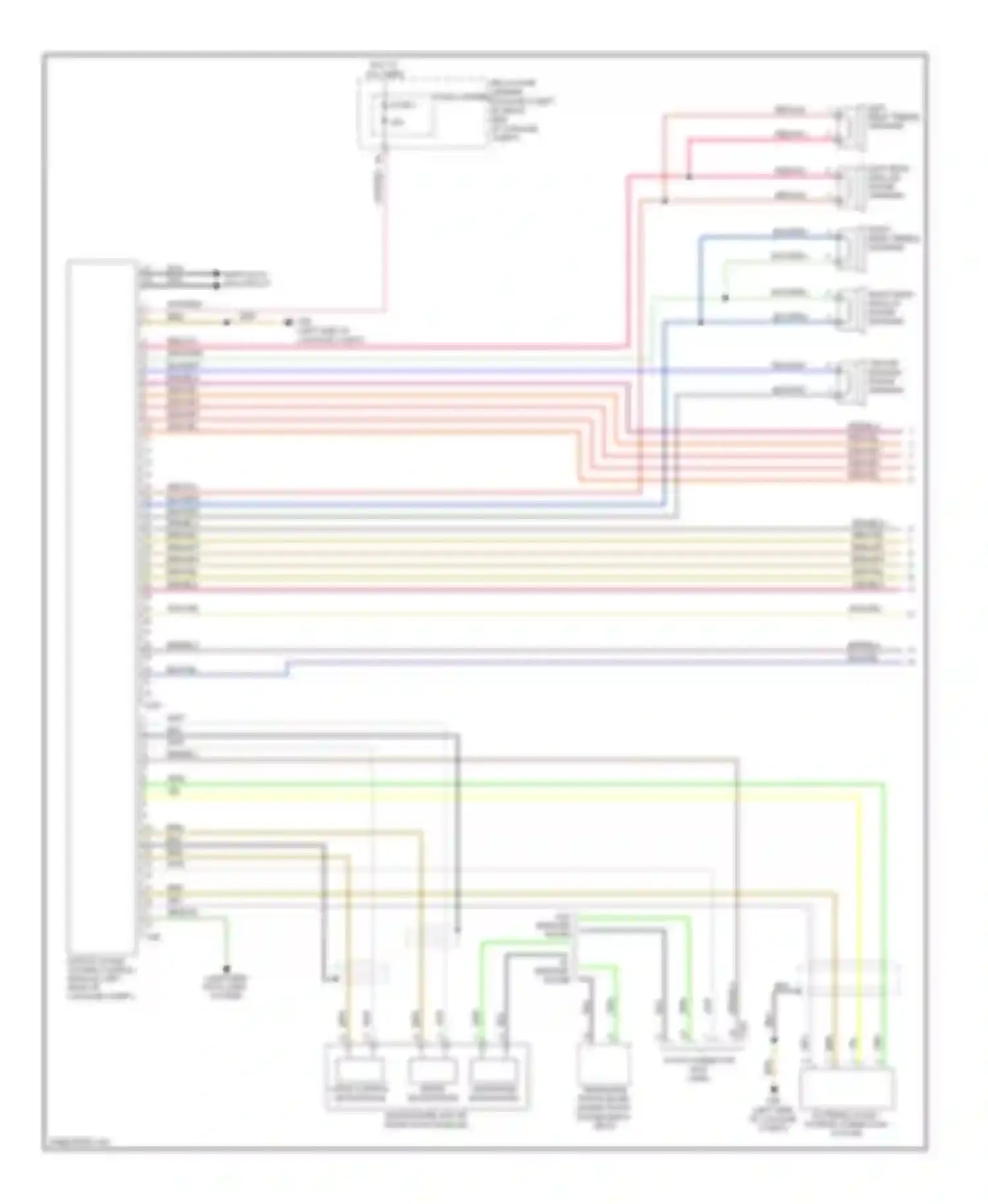 A5 Audi I (2007-2011): Radio circuit, premium mmi (1 of 3)