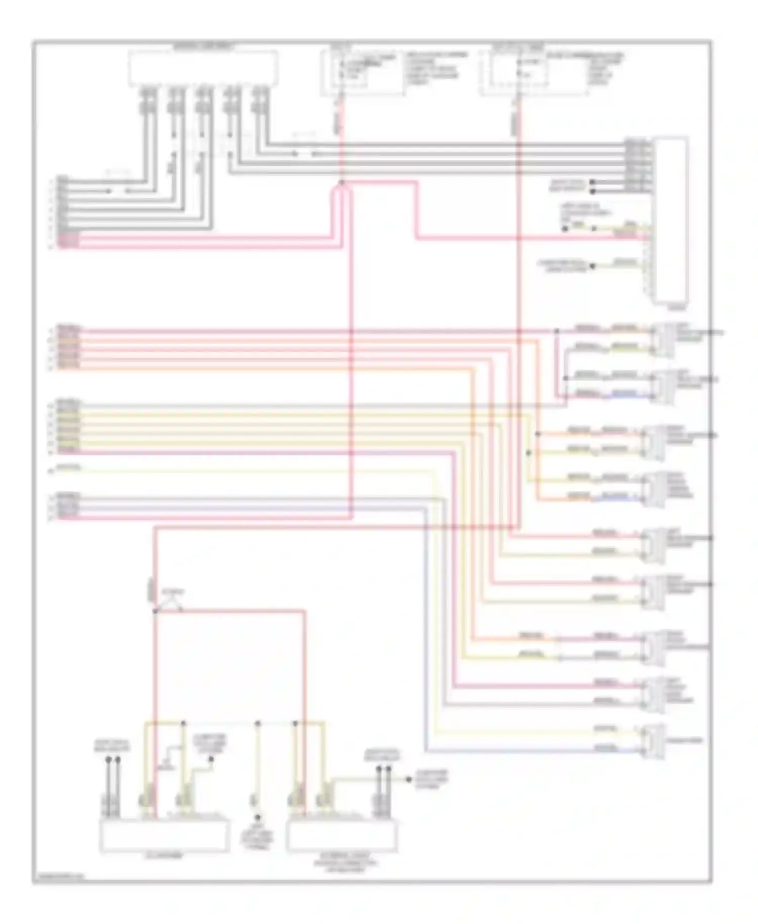 A5 Audi I (2007-2011): Radio circuit, premium mmi (3 of 3)