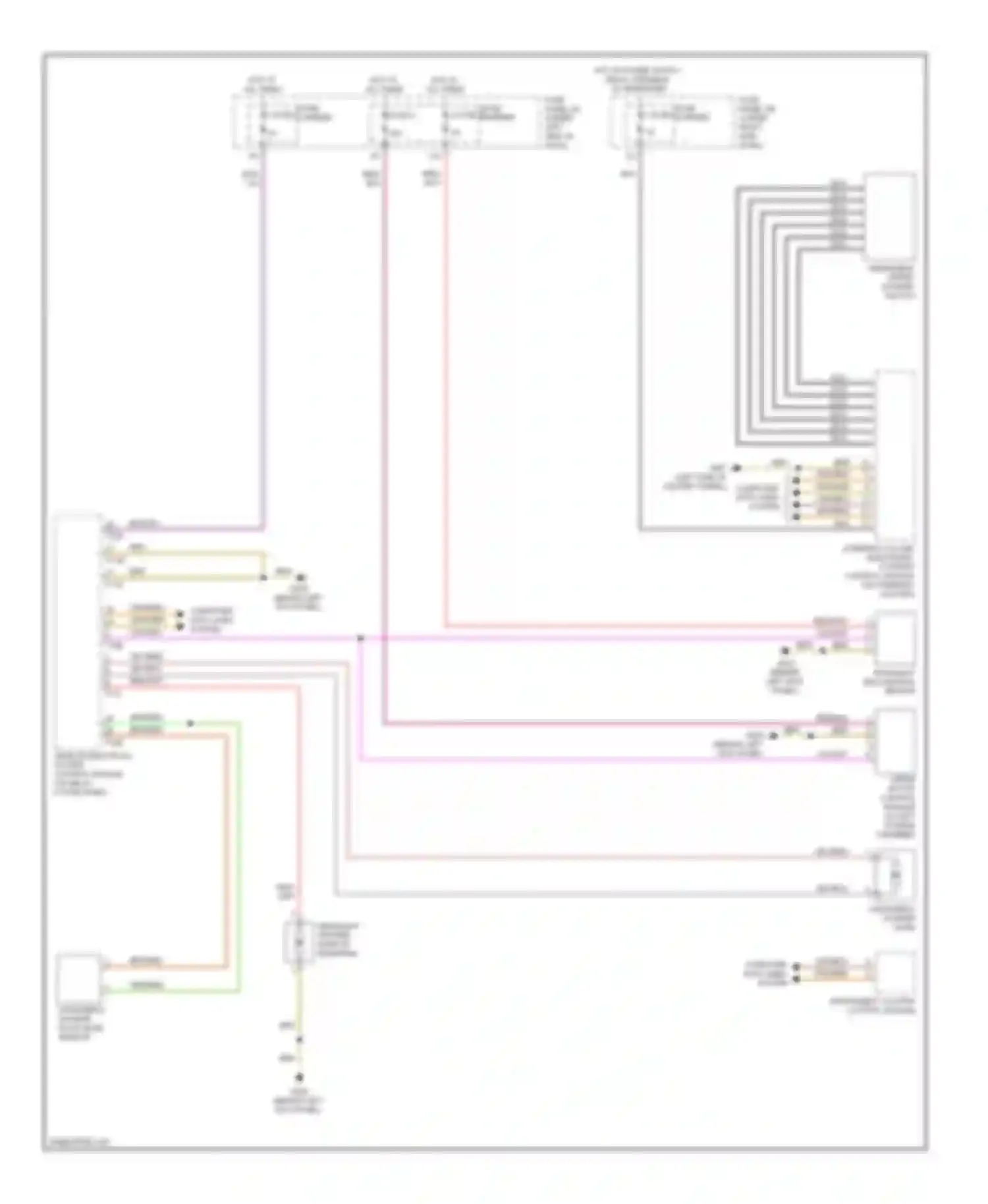 A5 Audi I (2007-2011): Wiper/washer circuit