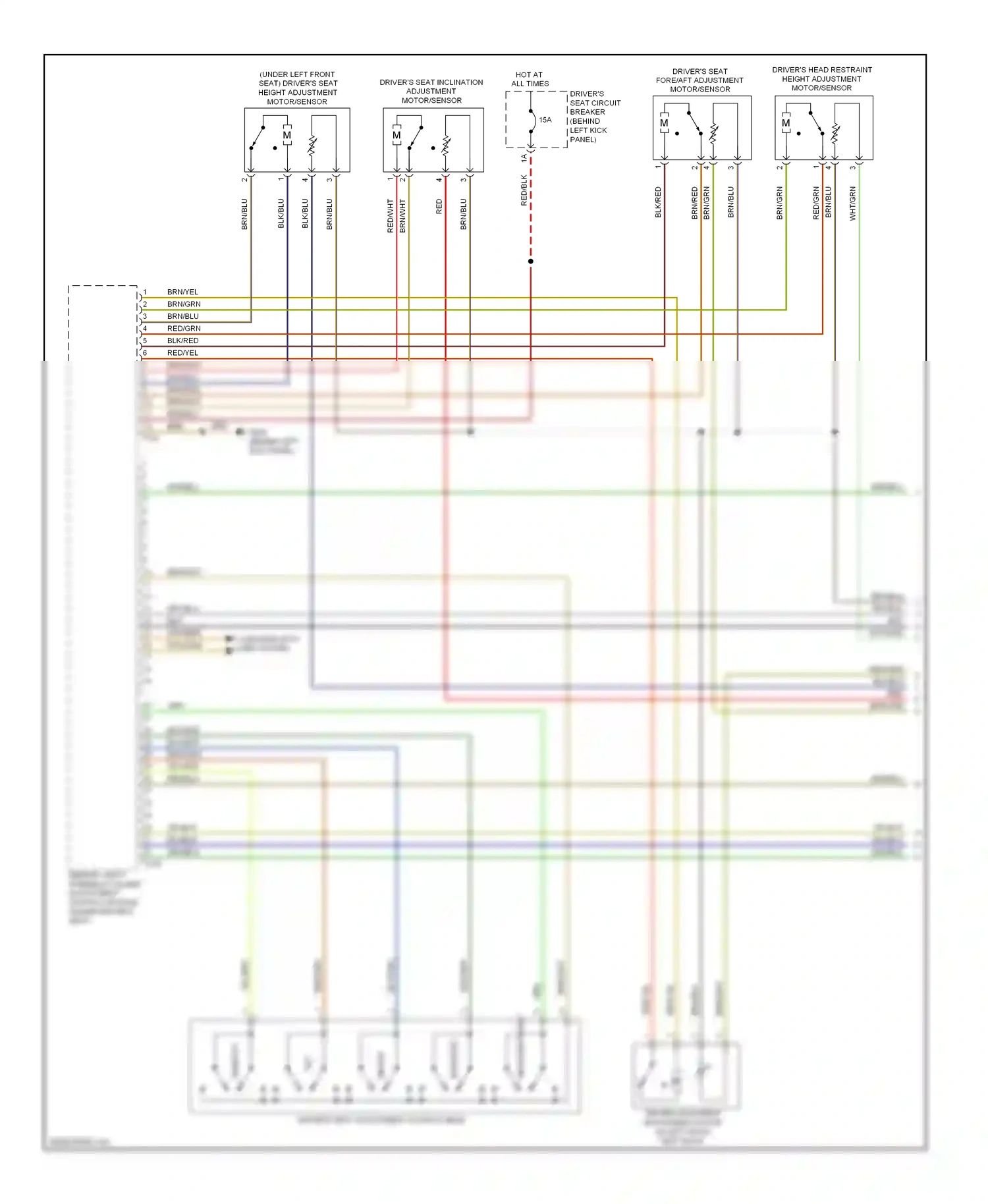 Audi A5 I (2007-2011) (behind left kick panel) wiring diagram  (23 of 39)