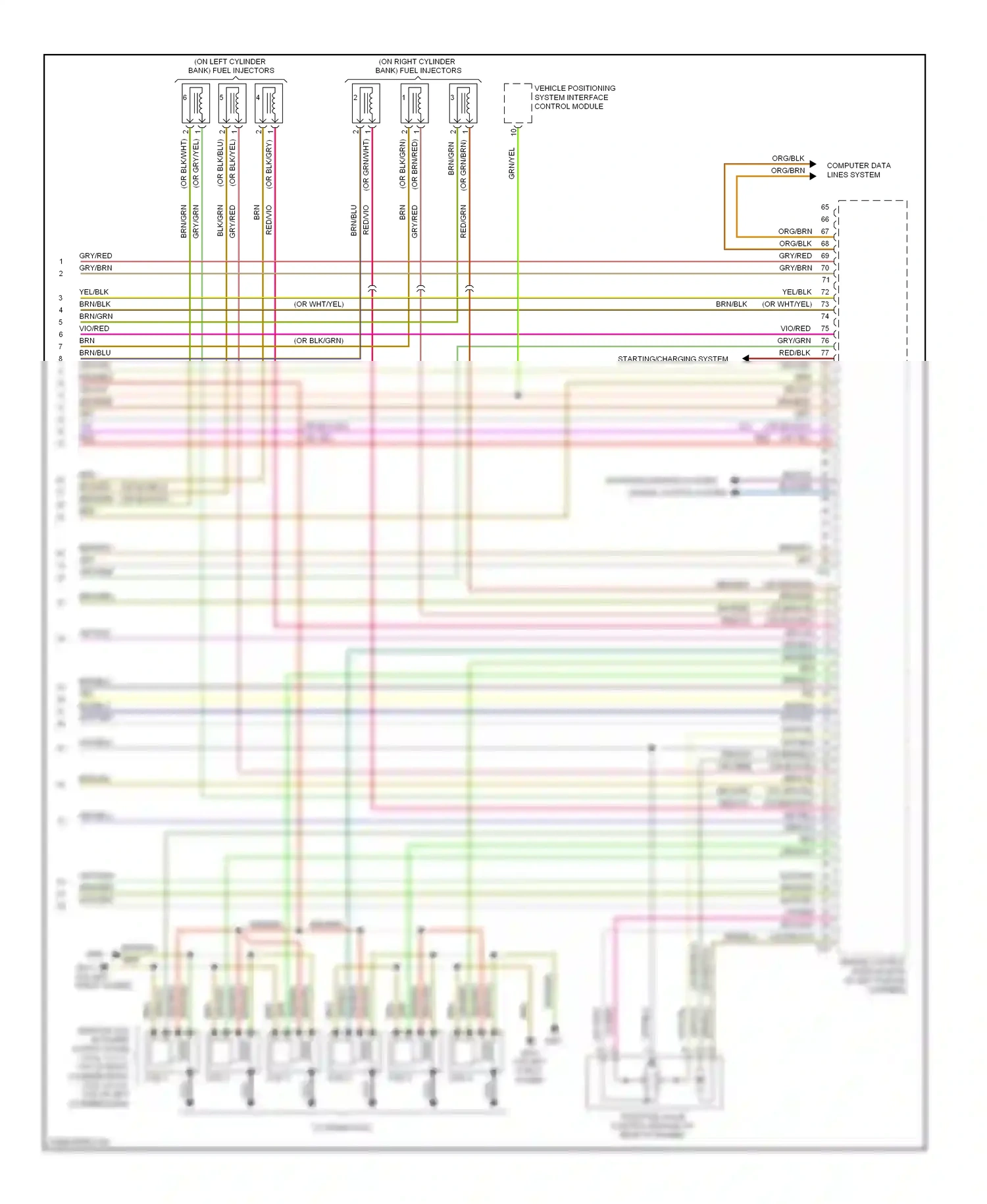 Audi A5 I (2007-2011) engine control module (ecm) (in left plenum chamber) wiring diagram  (10 of 10)