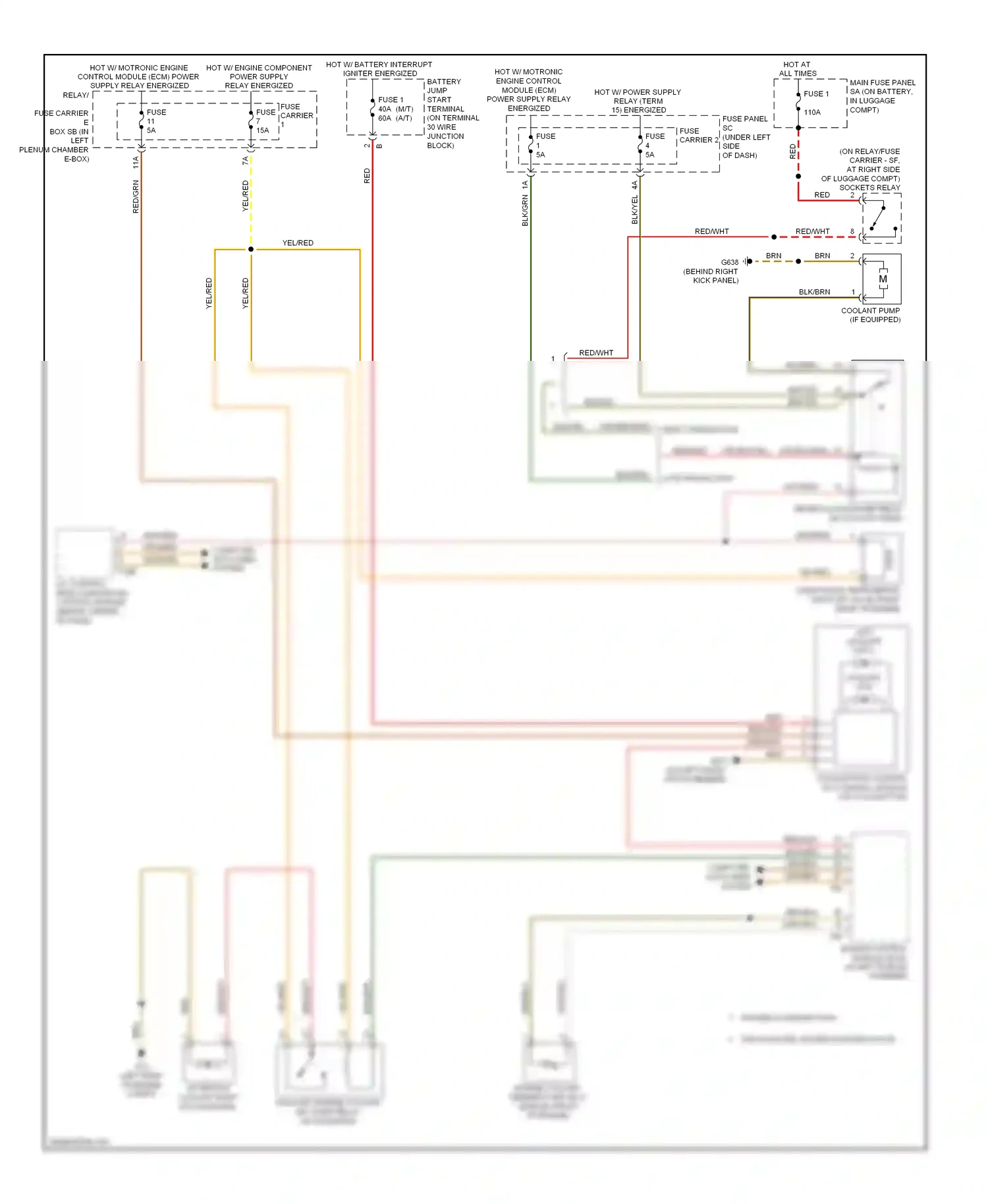Audi A5 I (2007-2011) fuse wiring diagram  (9 of 31)
