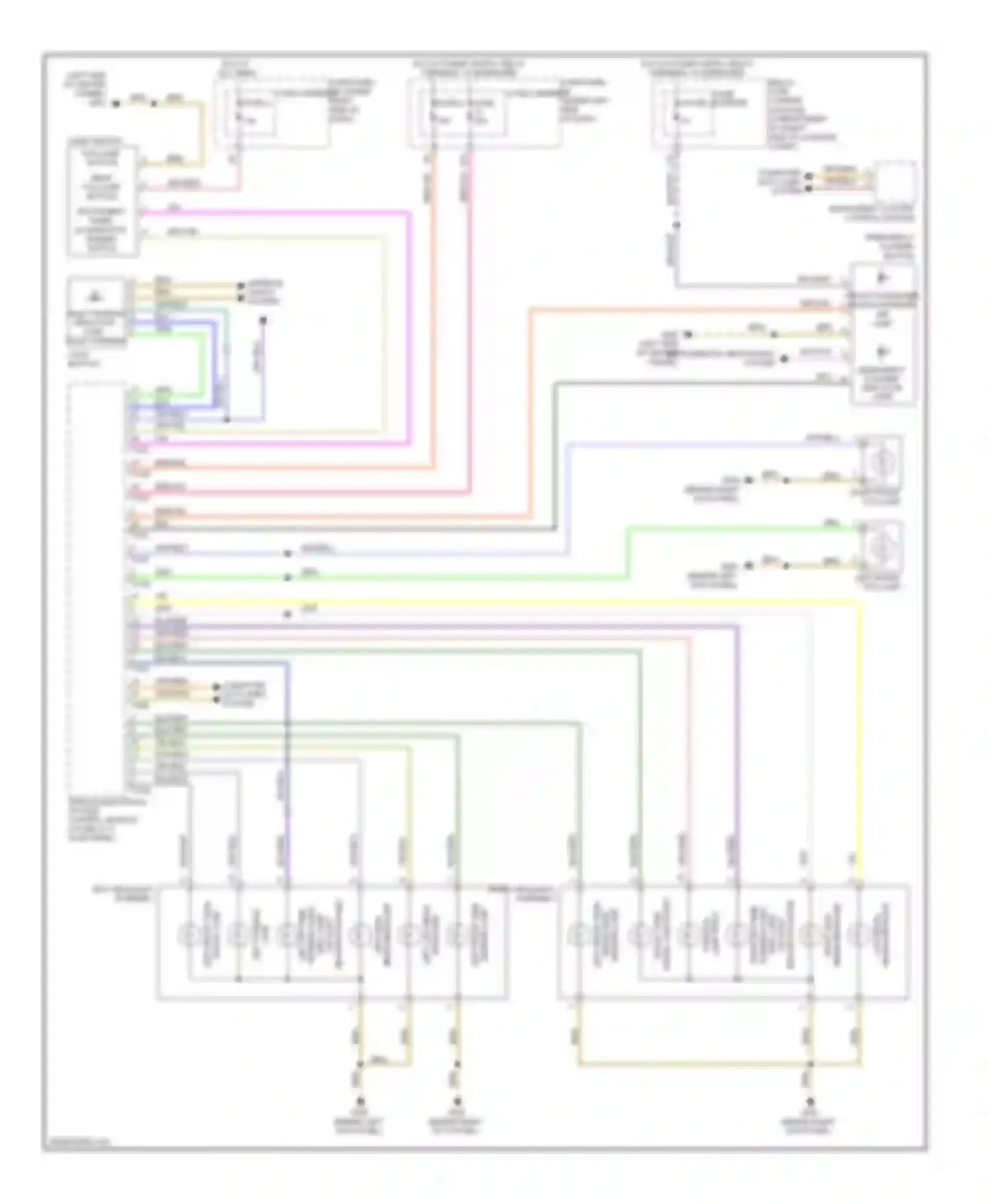 Wiring diagram right daytime for Audi A5 I (2007-2011) (1 of 1)