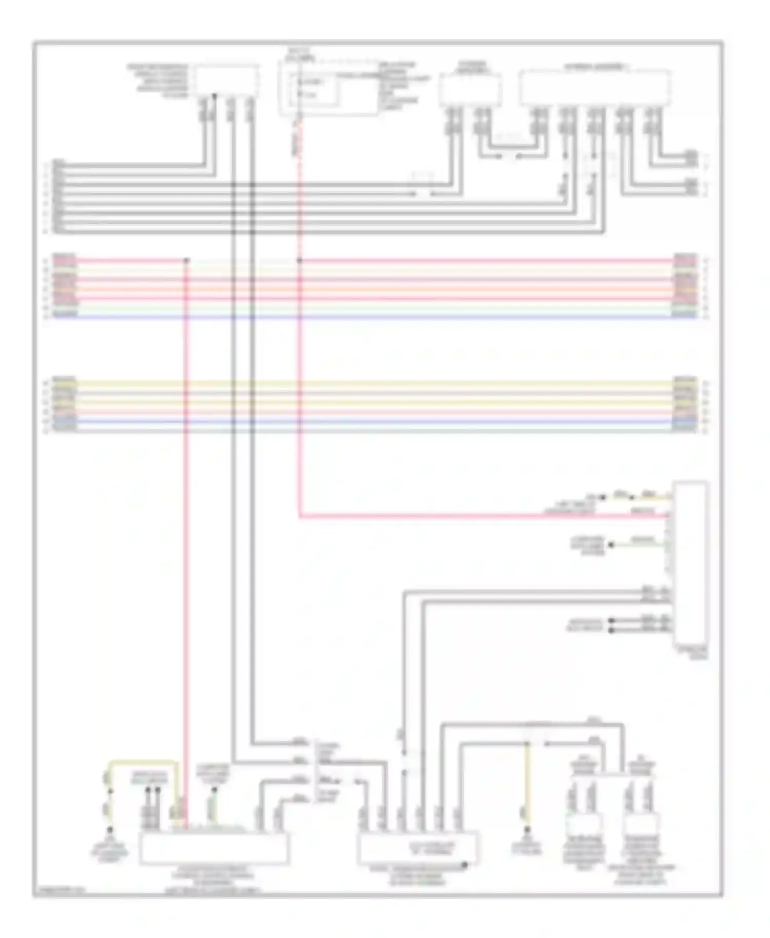 Wiring diagram w/o speaker phone for Audi A5 I (2007-2011) (9 of 9)