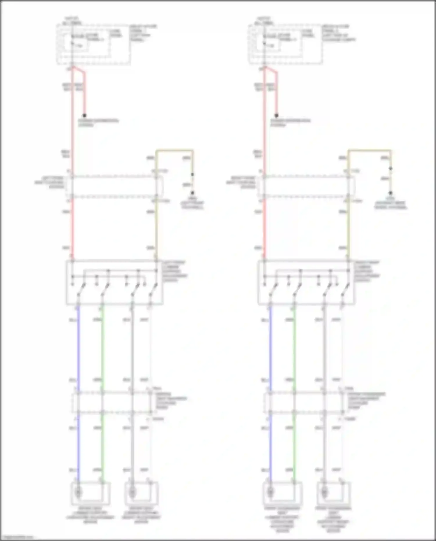 A5 Audi II facelift (2019-2024): Lumbar circuit
