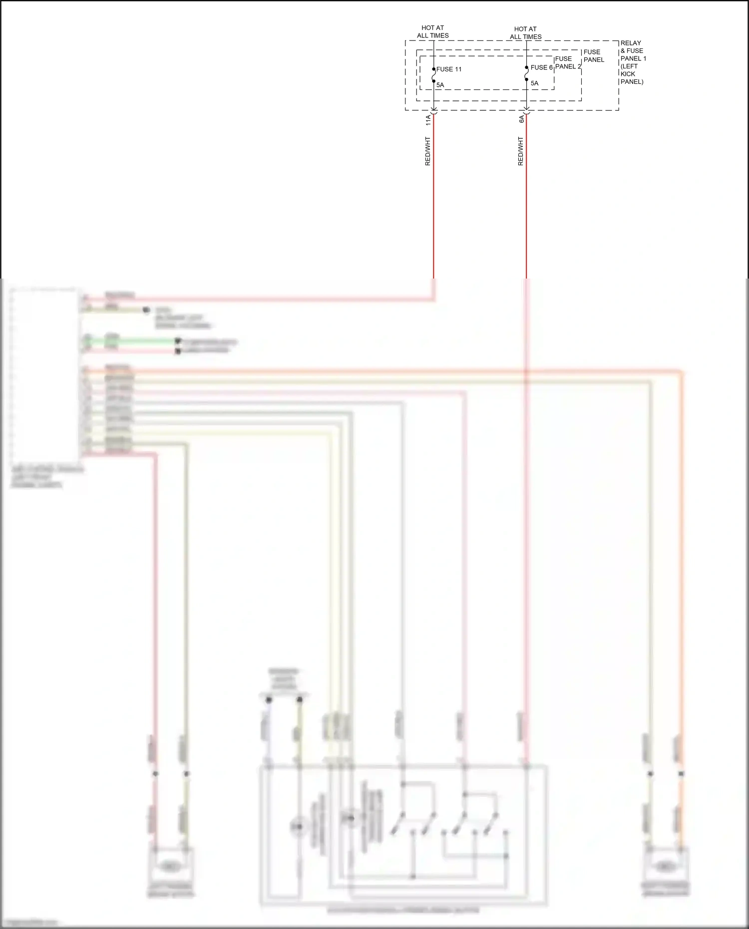 Audi A5 II facelift (2019-2024) abs control module wiring diagram  (3 of 6)