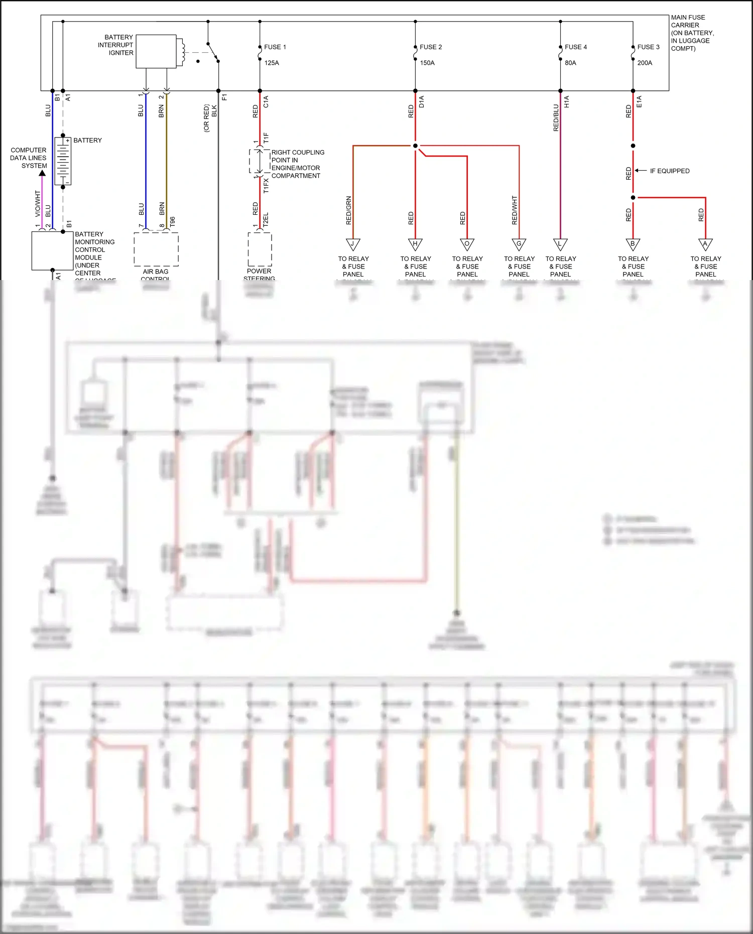 Audi A5 II facelift (2019-2024) close range communication control module 2 wiring diagram  (1 of 1)