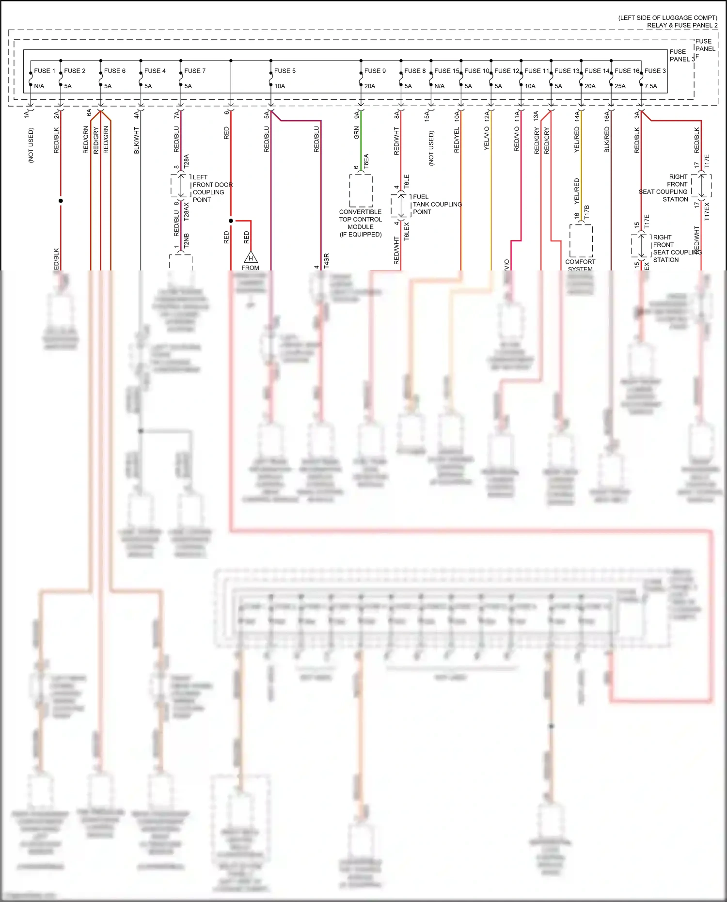 Audi A5 II facelift (2019-2024) differential lock control module wiring diagram  (4 of 5)