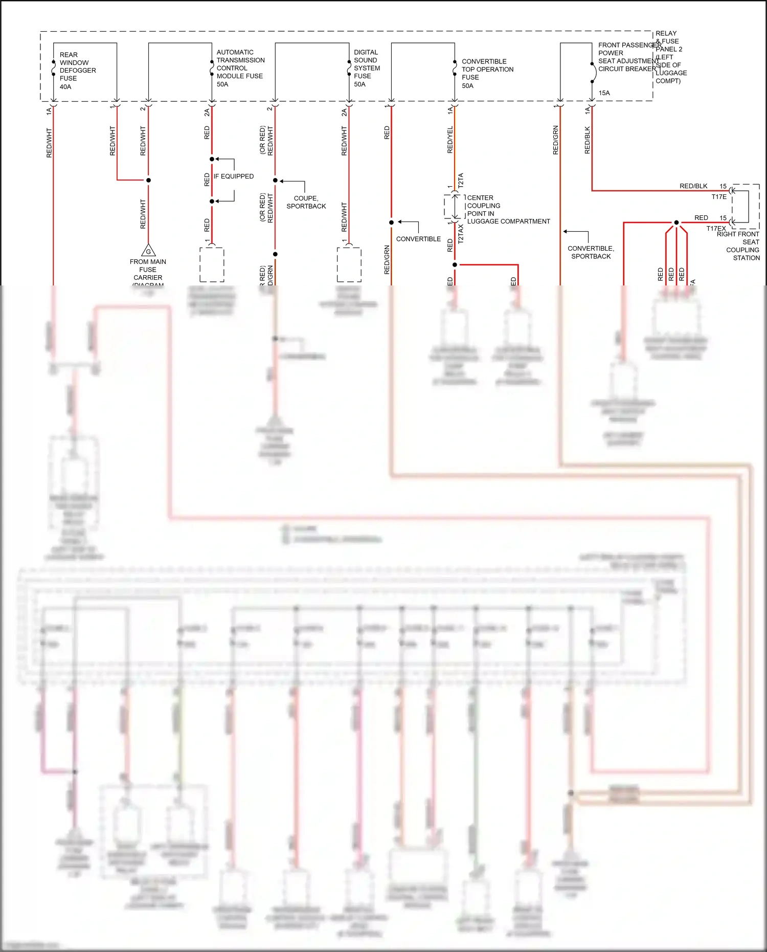 Audi A5 II facelift (2019-2024) drivetrain control module wiring diagram  (4 of 5)