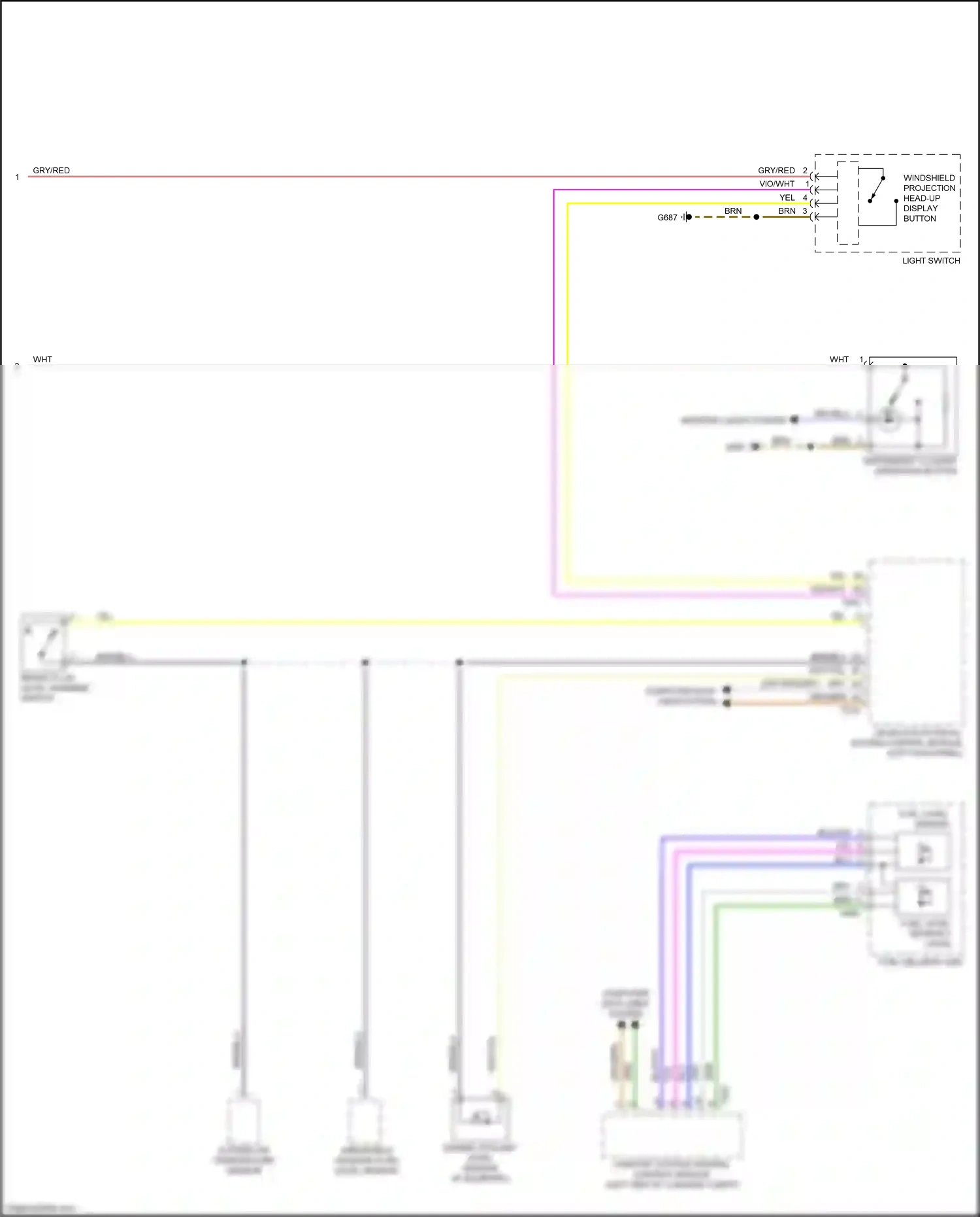 Audi A5 II facelift (2019-2024) engine coolant level sensor wiring diagram  (4 of 5)
