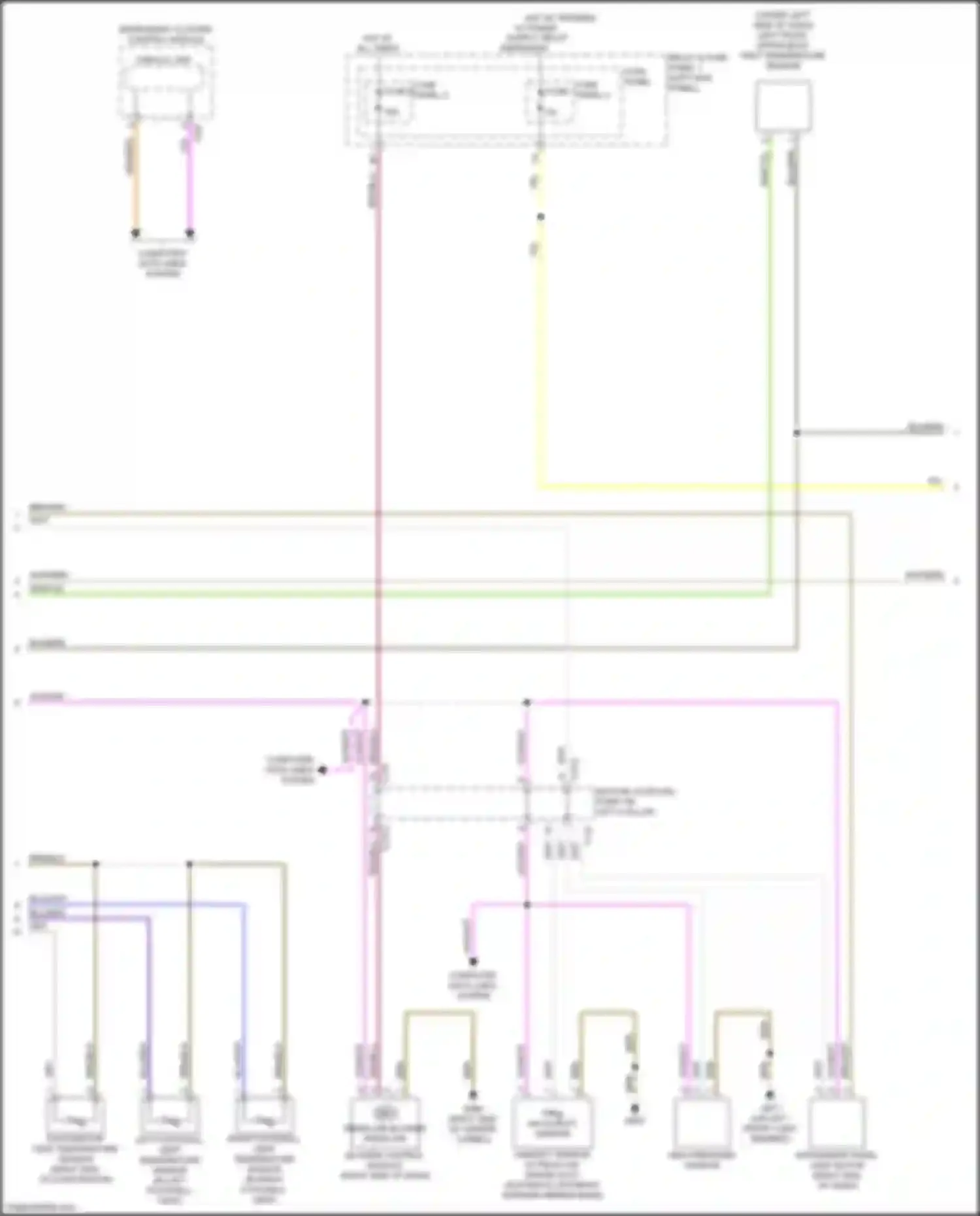 A5 Audi II (2016-2020): Automatic a/c circuit, w/o climatronic (2 of 5)