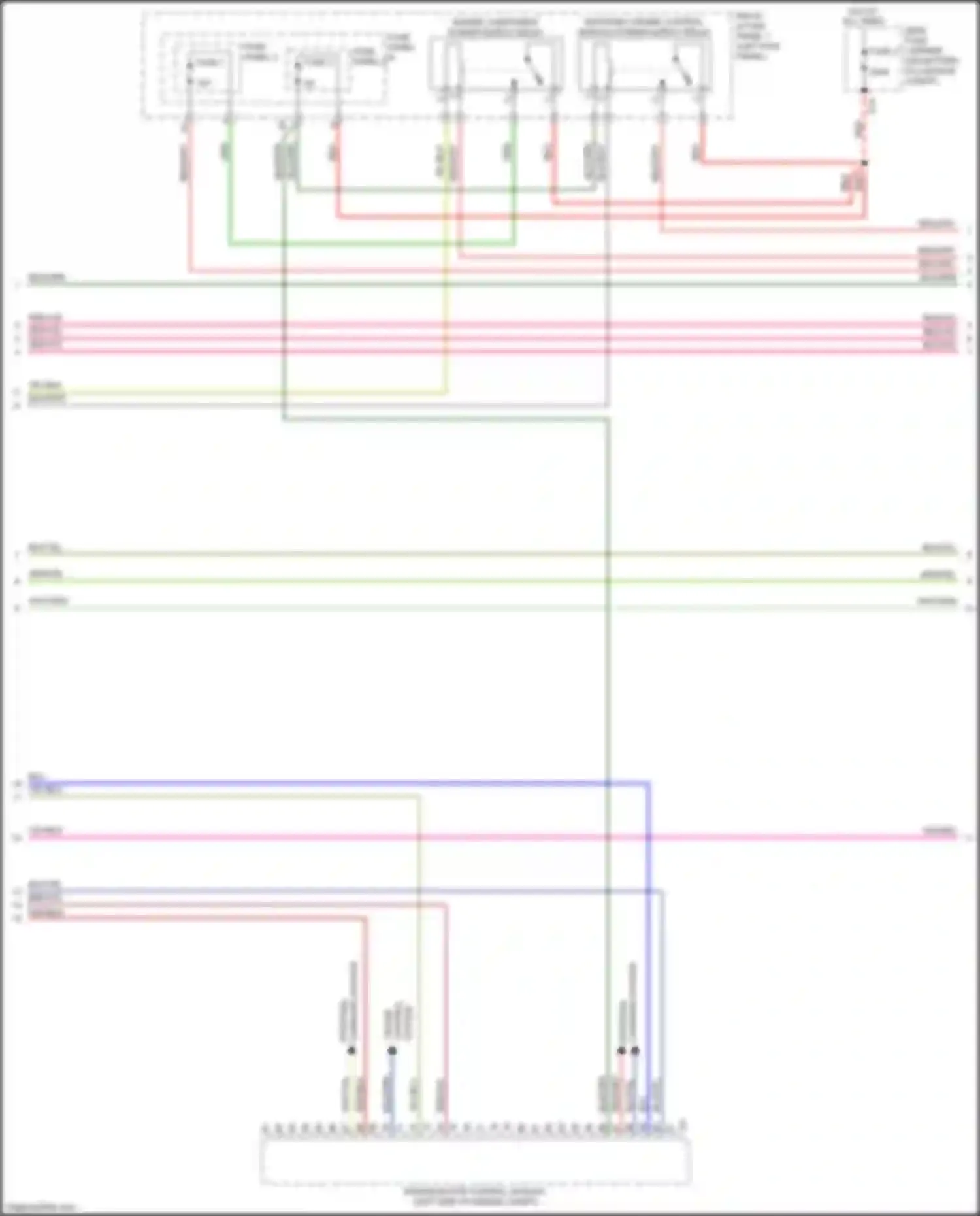 A5 Audi II (2016-2020): Wiring diagram engine performance 2.0l turbo, engine controls circuit (4 of 10)