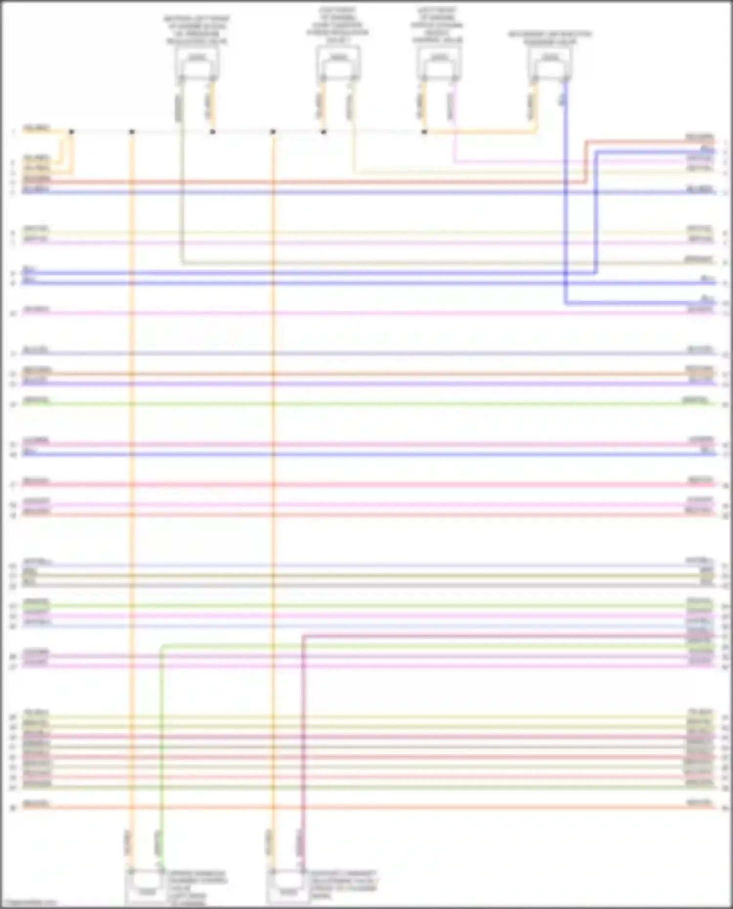 A5 Audi II (2016-2020): Wiring diagram engine performance 2.0l turbo, engine controls circuit (7 of 10)