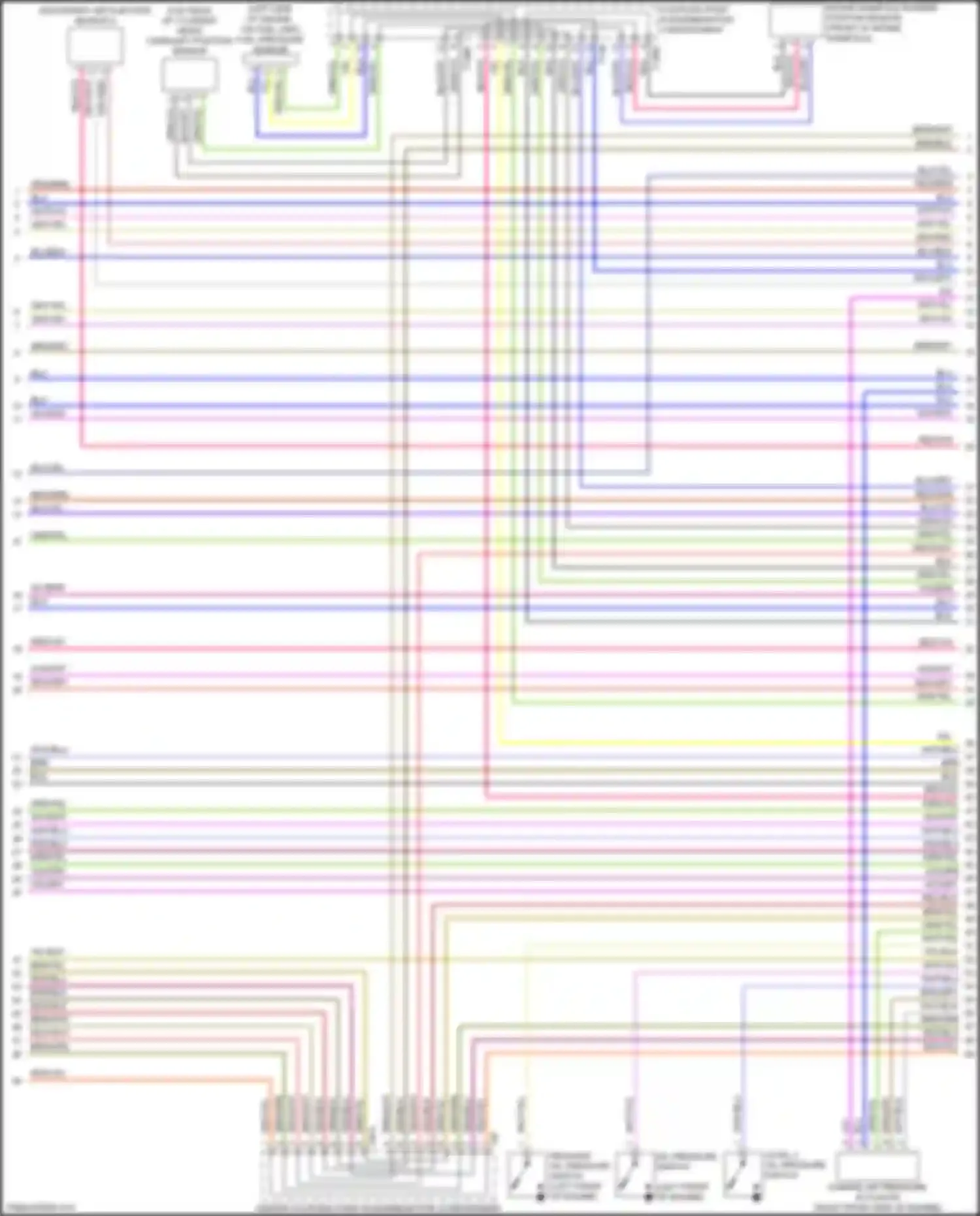 A5 Audi II (2016-2020): Wiring diagram engine performance 2.0l turbo, engine controls circuit (8 of 10)