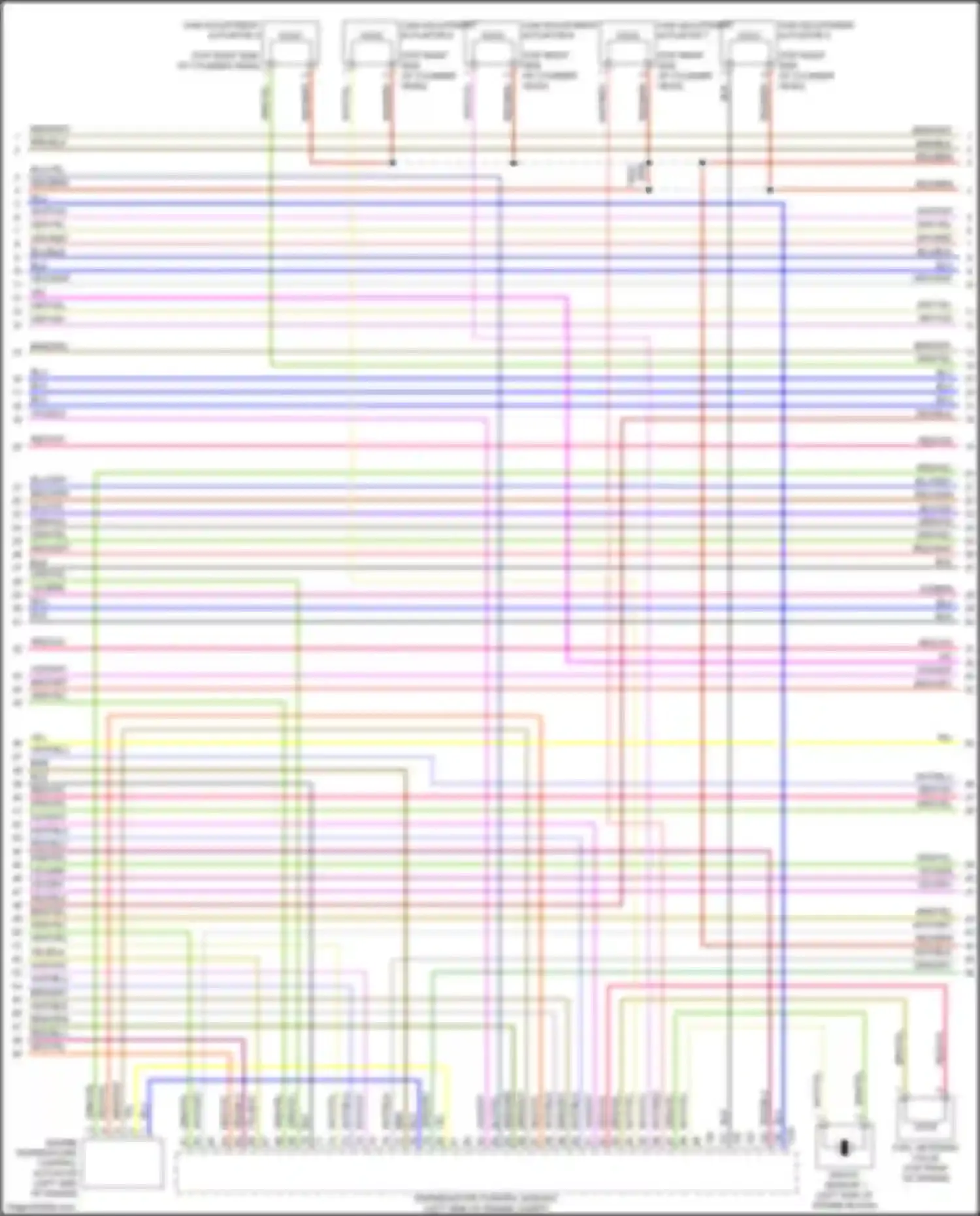 A5 Audi II (2016-2020): Wiring diagram engine performance 2.0l turbo, engine controls circuit (9 of 10)