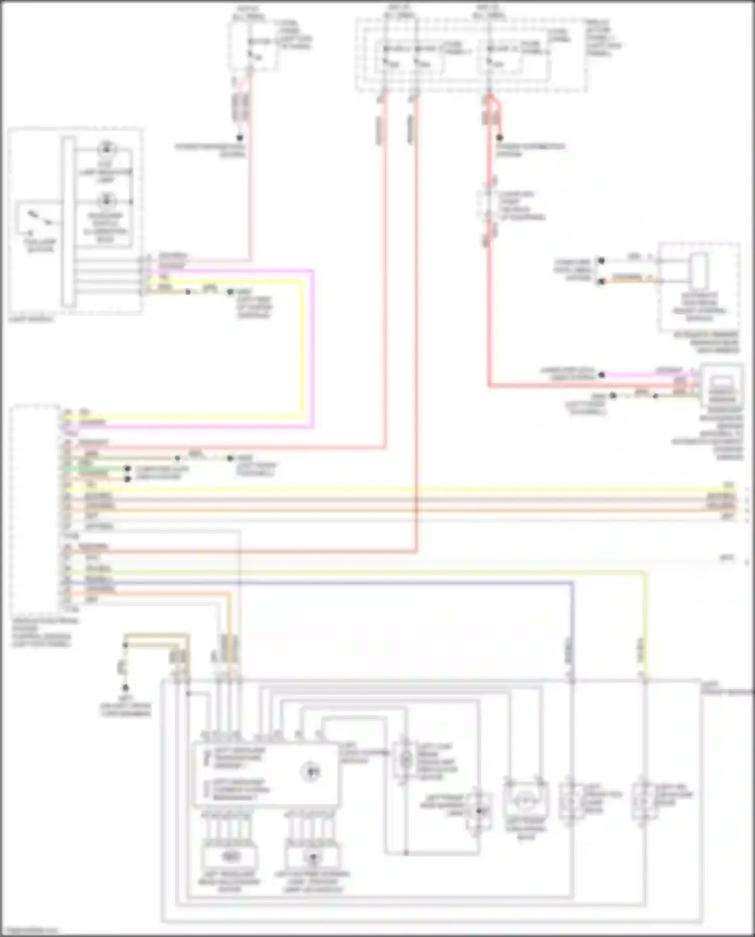 A5 Audi II (2016-2020): Headlights circuit, w/ hid (1 of 2)