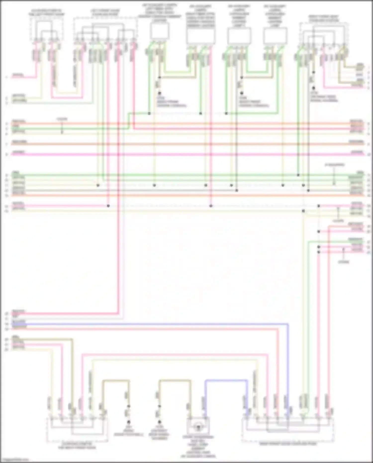 A5 Audi II (2016-2020): Courtesy lamps circuit (3 of 6)