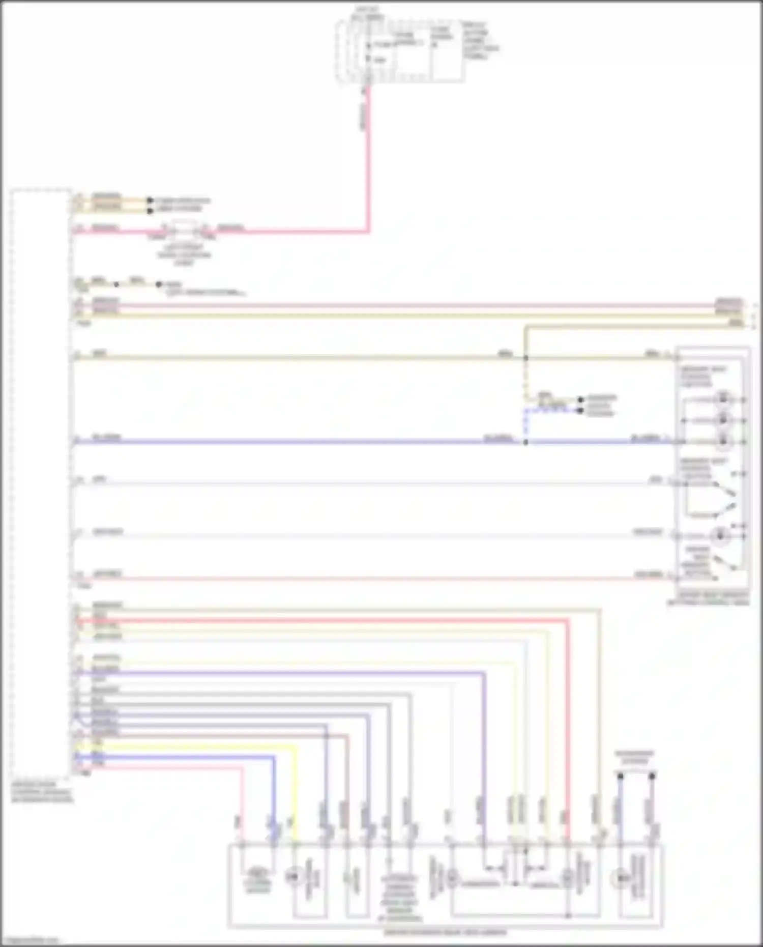 A5 Audi II (2016-2020): Memory mirrors circuit (1 of 2)
