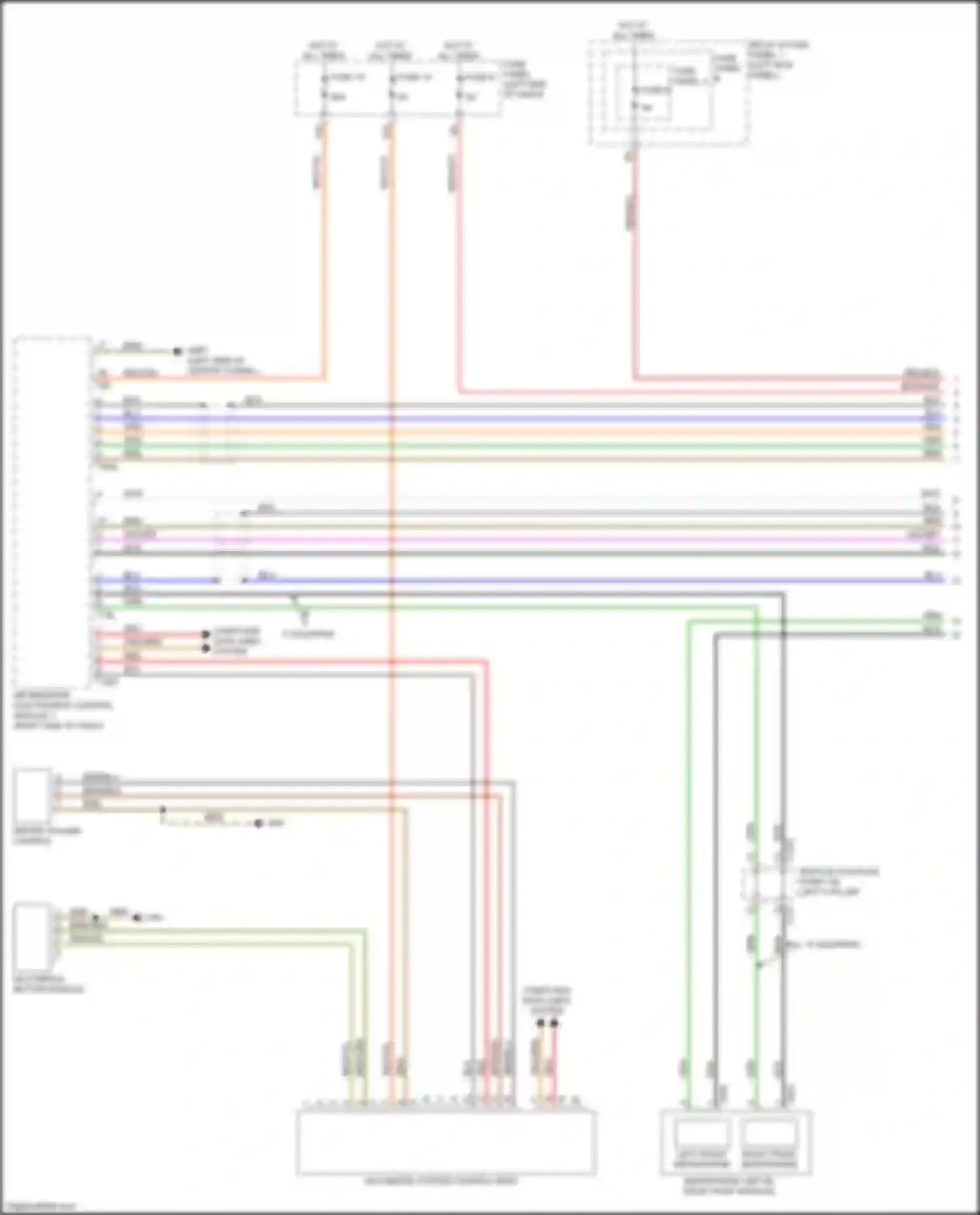 A5 Audi II (2016-2020): Emergency call circuit (1 of 2)