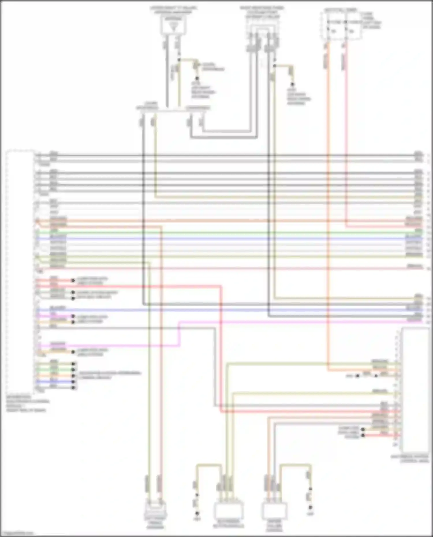 A5 Audi II (2016-2020): Navigation circuit (1 of 6)