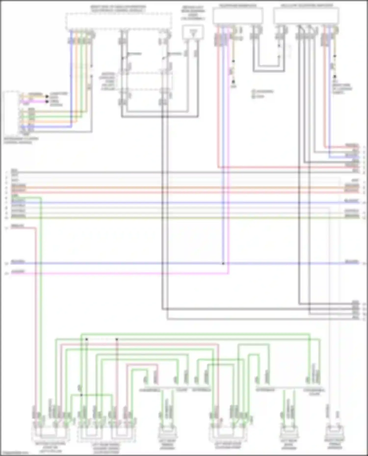 A5 Audi II (2016-2020): Navigation circuit (3 of 6)
