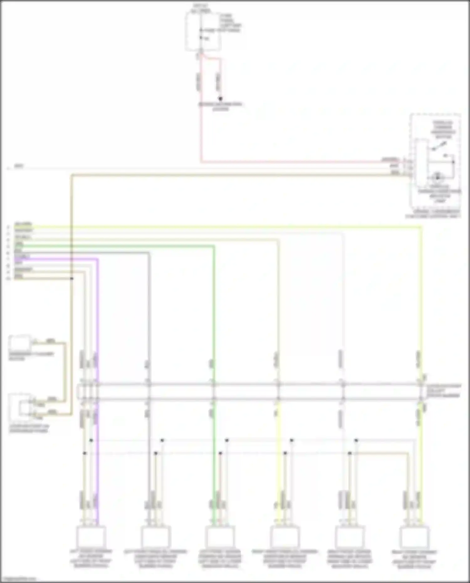 A5 Audi II (2016-2020): Parking assistant circuit, w/ parallel parking (2 of 2)