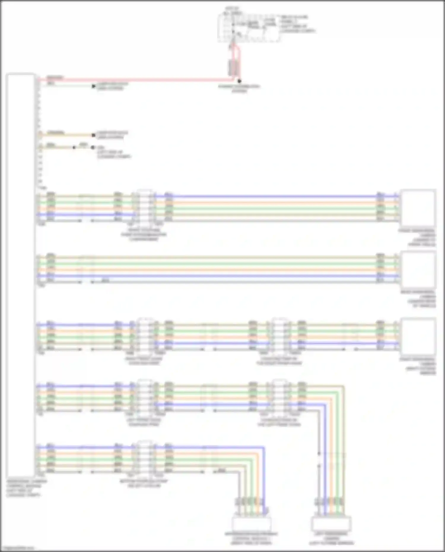 A5 Audi II (2016-2020): Peripheral camera circuit