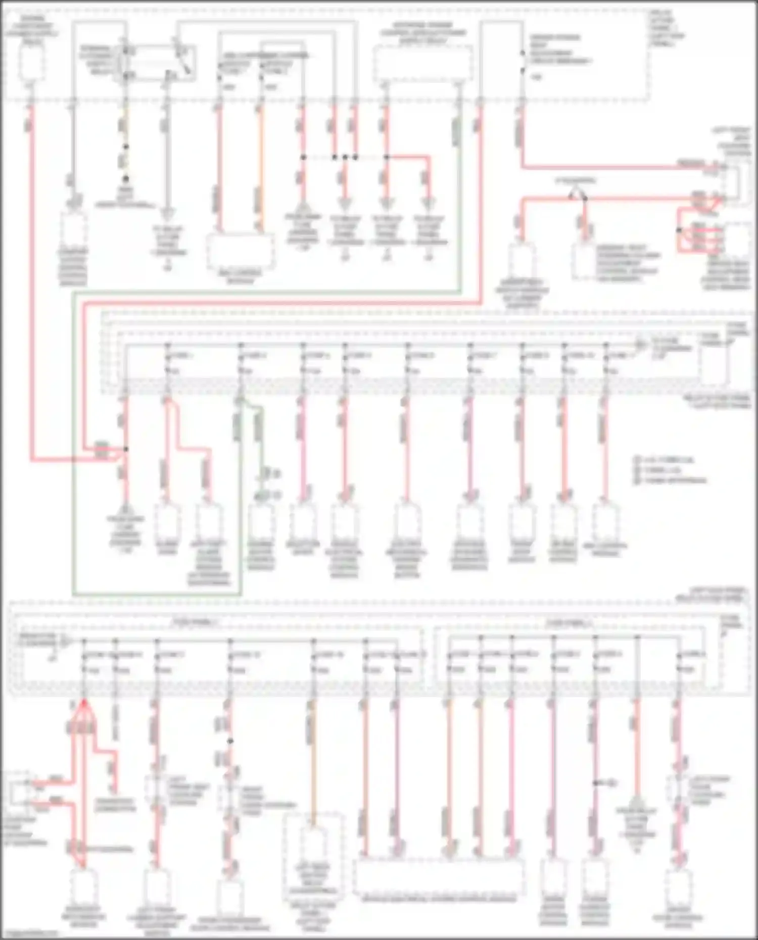 A5 Audi II (2016-2020): Power distribution circuit (2 of 6)