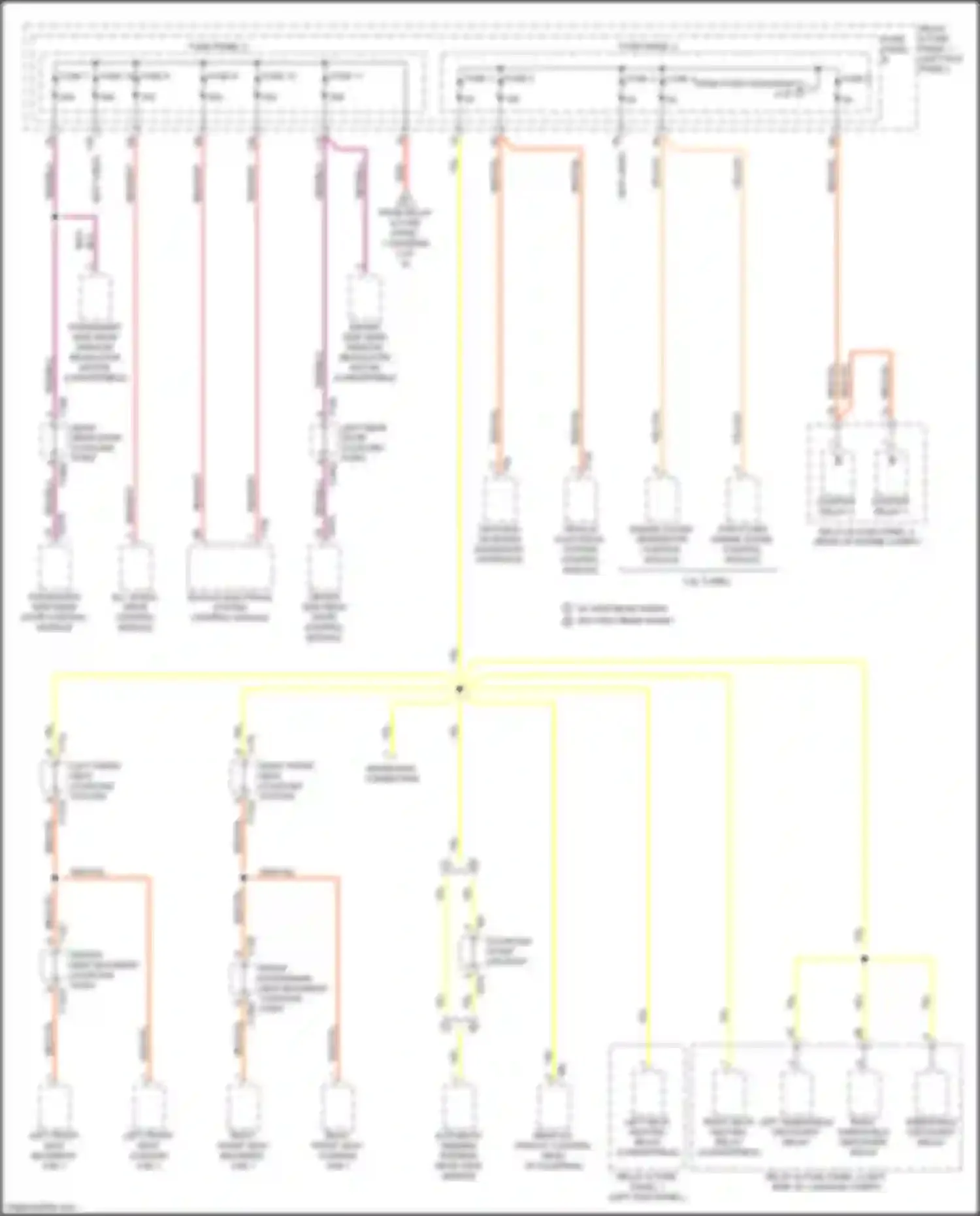 A5 Audi II (2016-2020): Power distribution circuit (3 of 6)