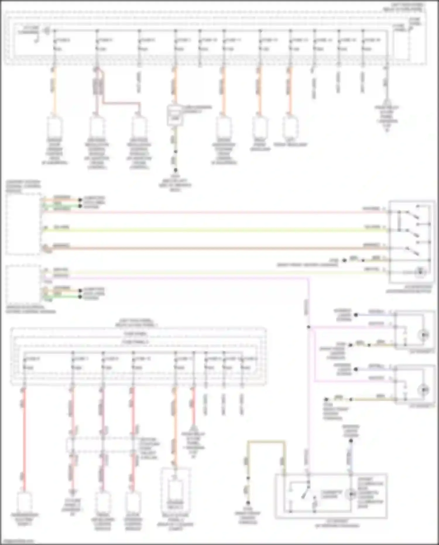 A5 Audi II (2016-2020): Power distribution circuit (4 of 6)