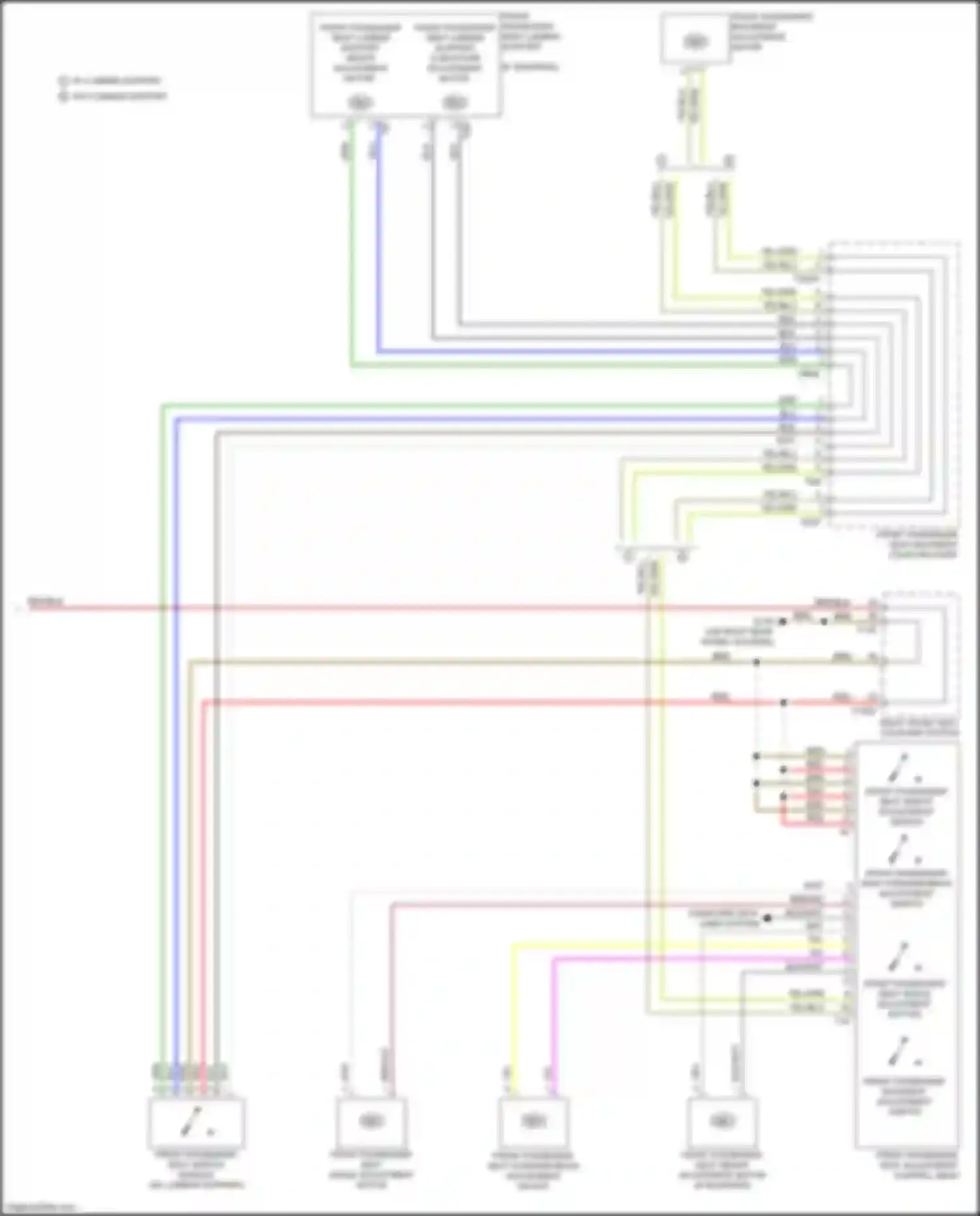 A5 Audi II (2016-2020): Power seats circuit (2 of 2)
