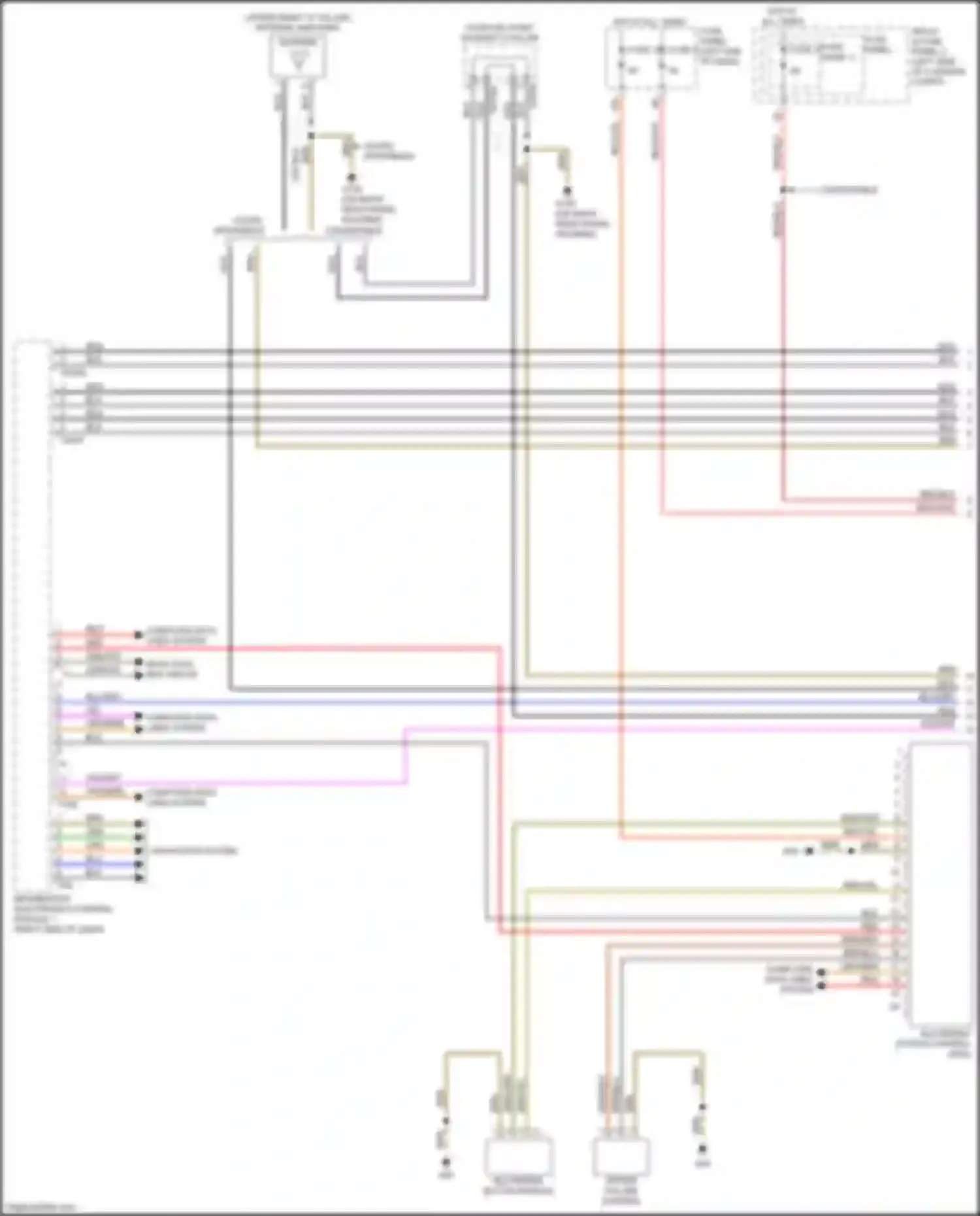 A5 Audi II (2016-2020): Radio circuit, w/ bang & olufsen sound (1 of 7)
