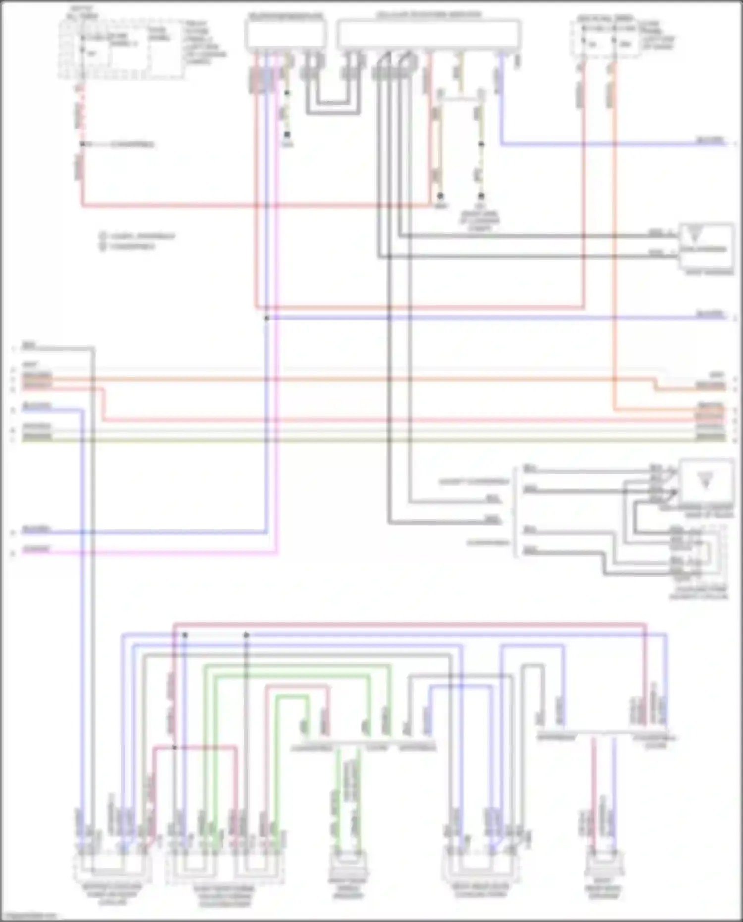 A5 Audi II (2016-2020): Radio circuit, w/o navigation (4 of 5)
