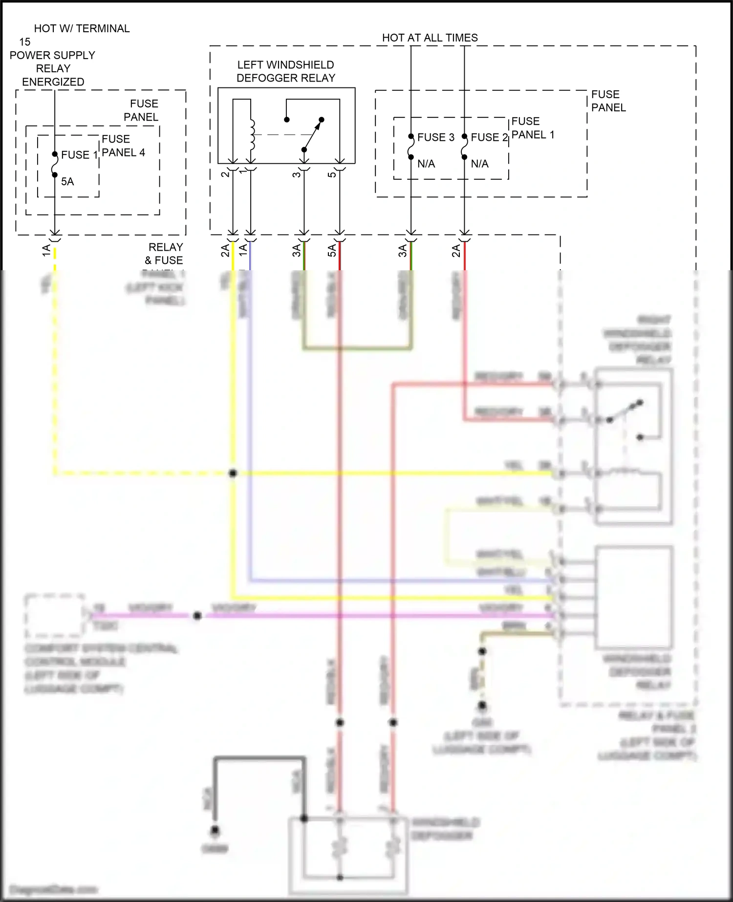 Audi A5 II (2016-2020) comfort system central control module wiring diagram  (5 of 23)