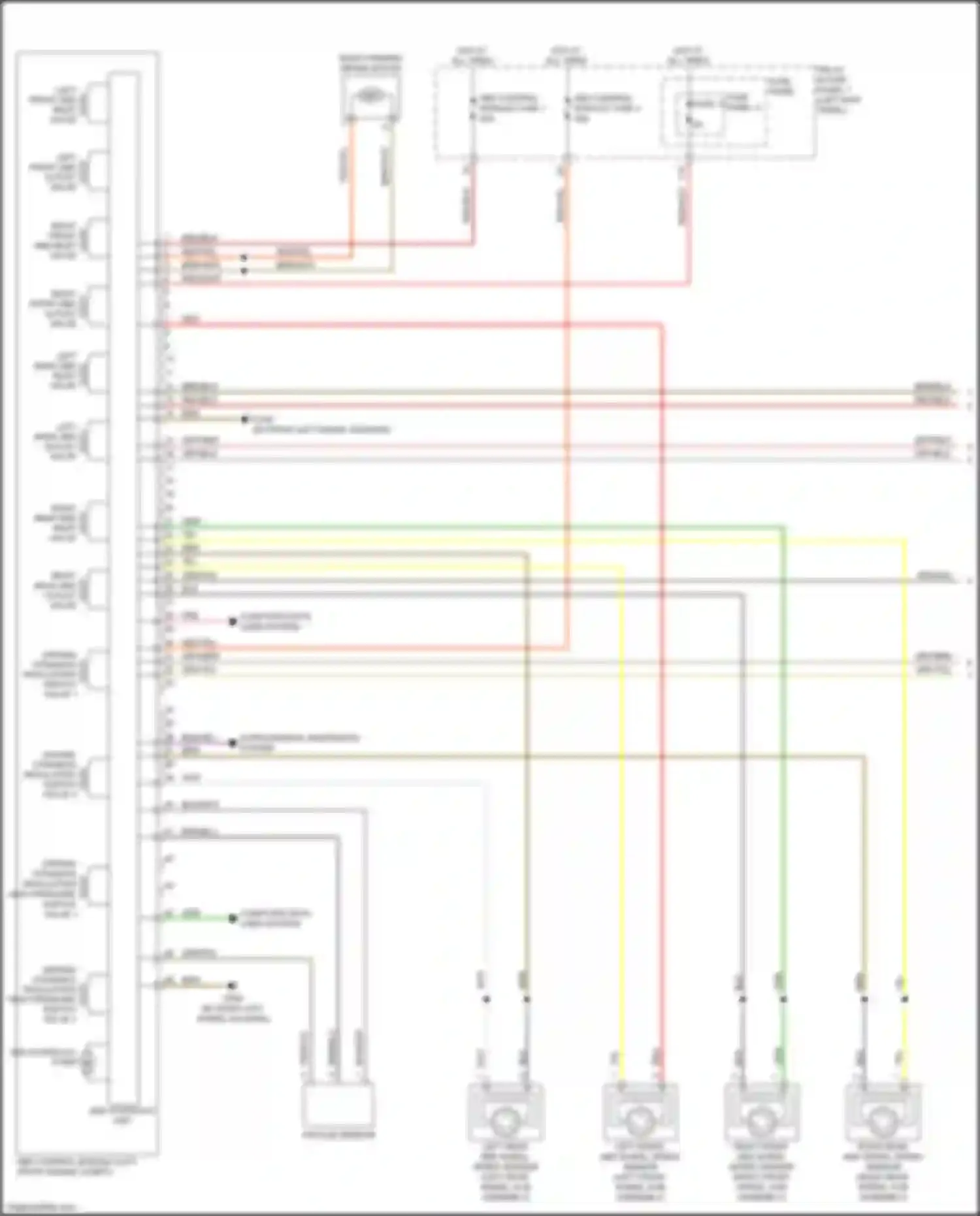 Wiring diagram driving dynamics regulation switch valve 2 for Audi A5 II (2016-2020) (1 of 1)