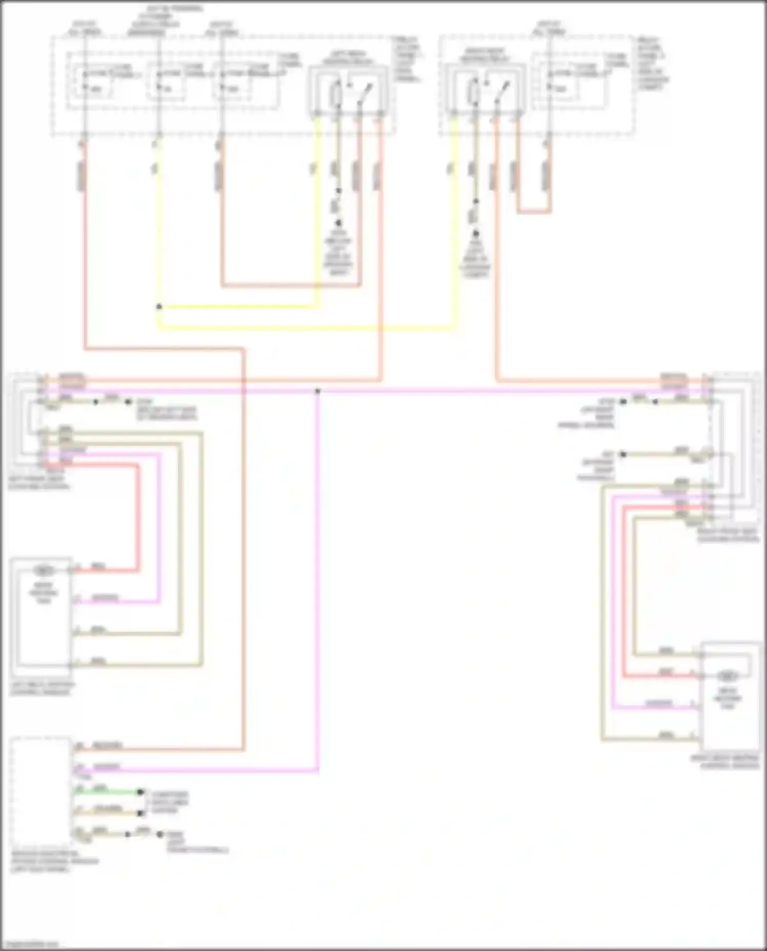 Wiring diagram fuse panel 4 for Audi A5 II (2016-2020) (9 of 23)