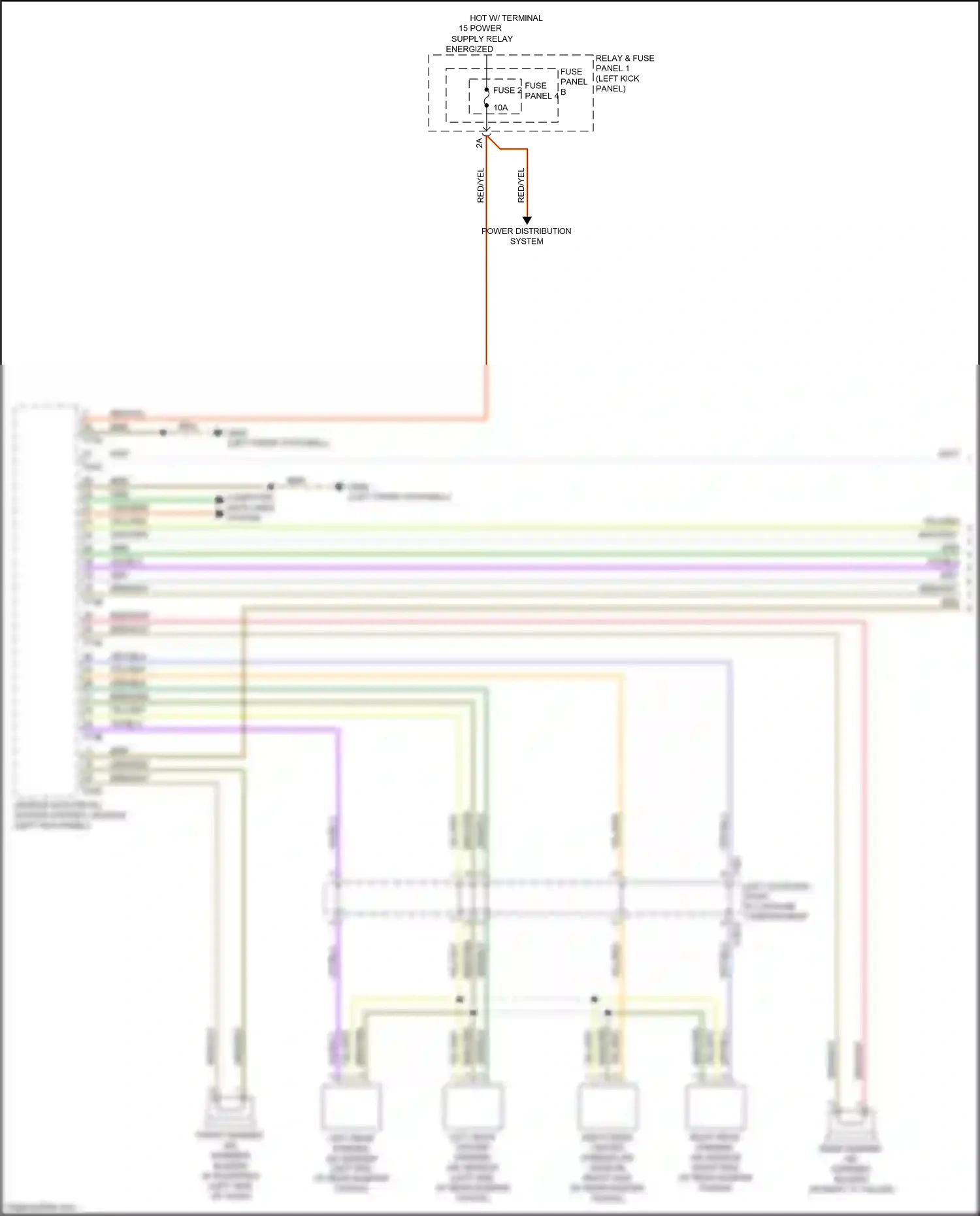 Audi A5 II (2016-2020) fuse panel b wiring diagram  (46 of 64)