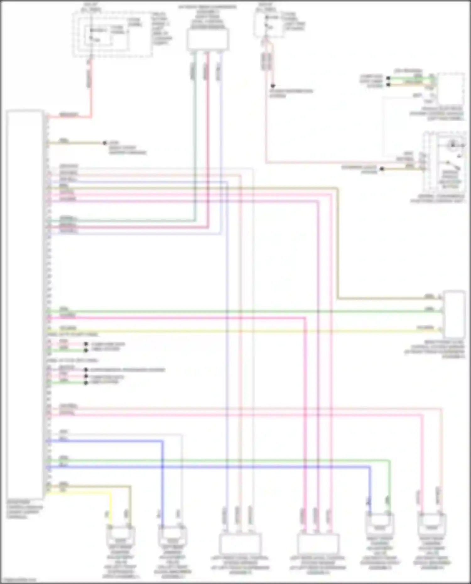 Wiring diagram grn/blu for Audi A5 II (2016-2020) (1 of 3)