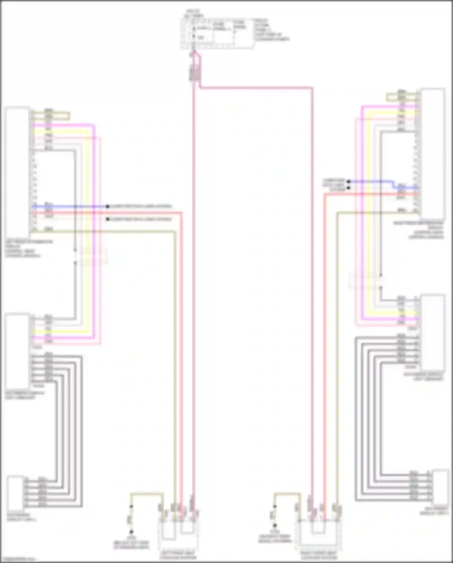 Wiring diagram relay & fuse panel 2 for Audi A5 II (2016-2020) (7 of 38)