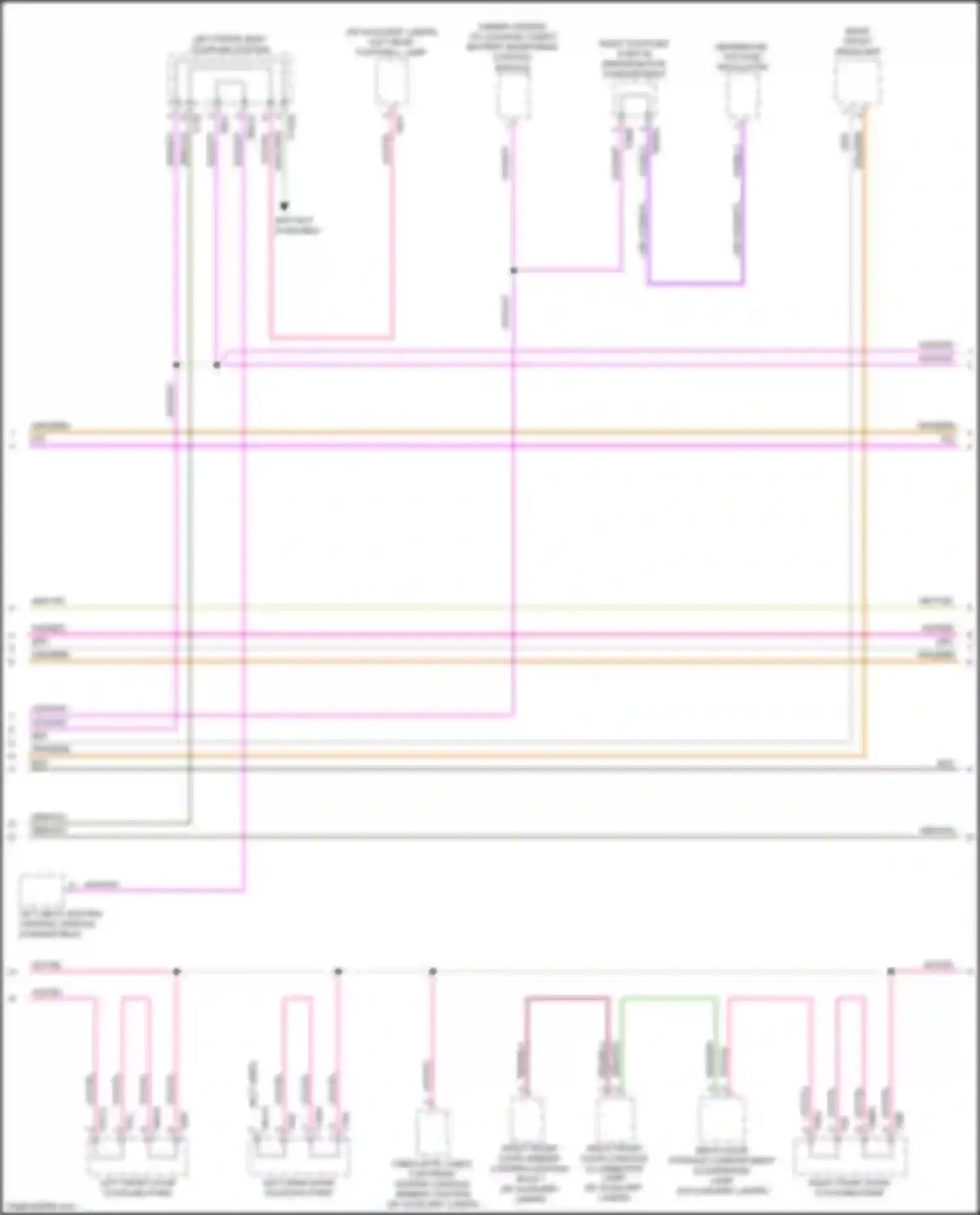 Wiring diagram right front headlamp for Audi A5 II (2016-2020) (1 of 6)