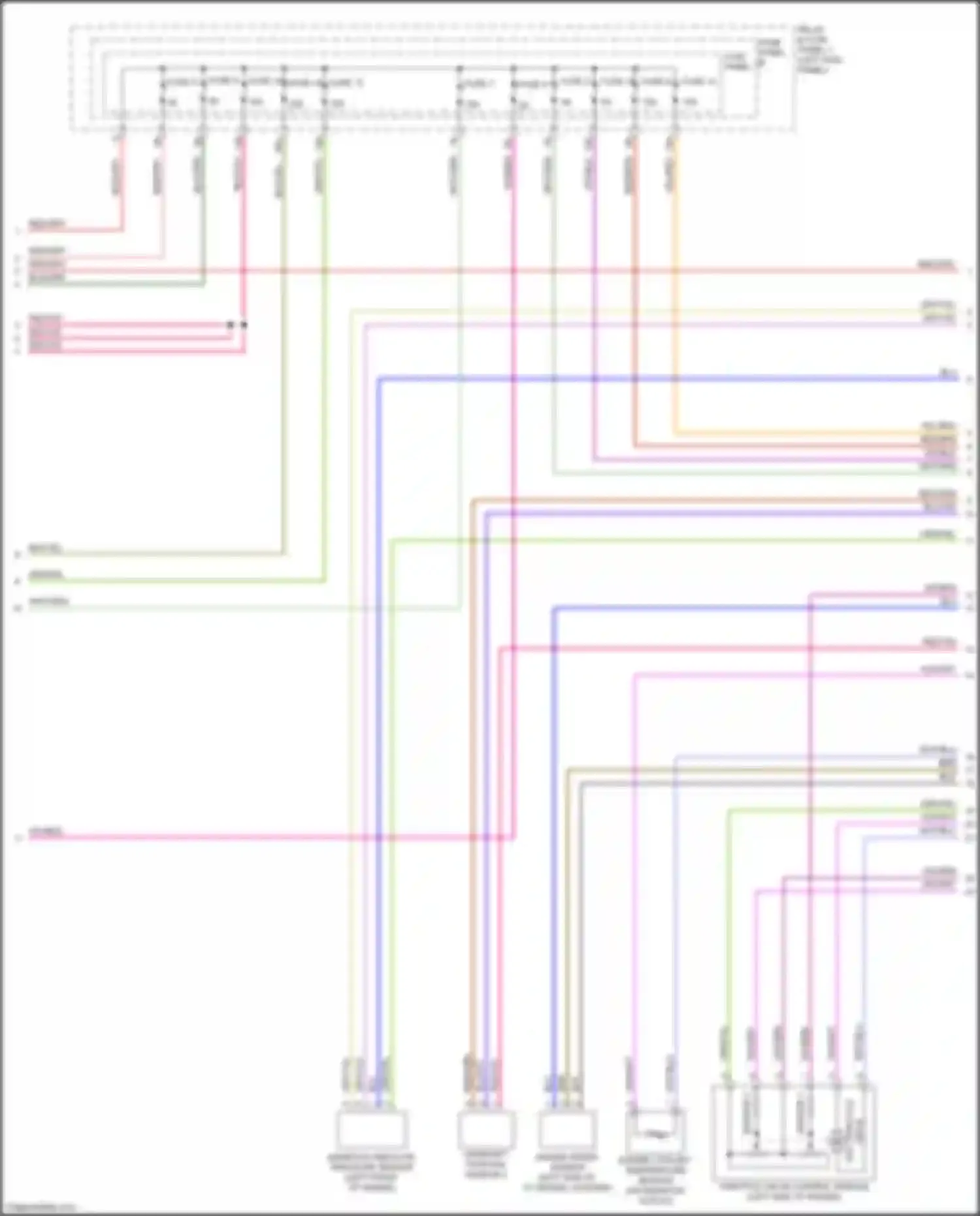 Wiring diagram vio/blk for Audi A5 II (2016-2020) (1 of 2)