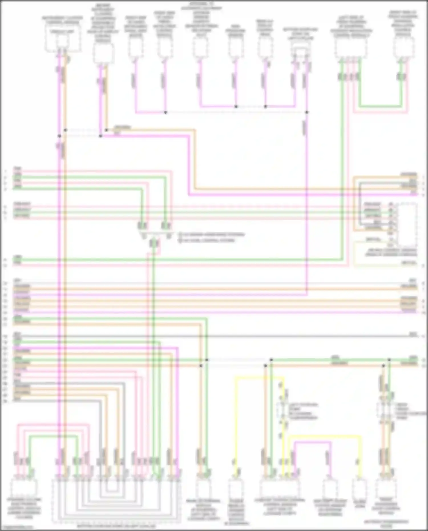 Wiring diagram vio/gry for Audi A5 II (2016-2020) (2 of 25)