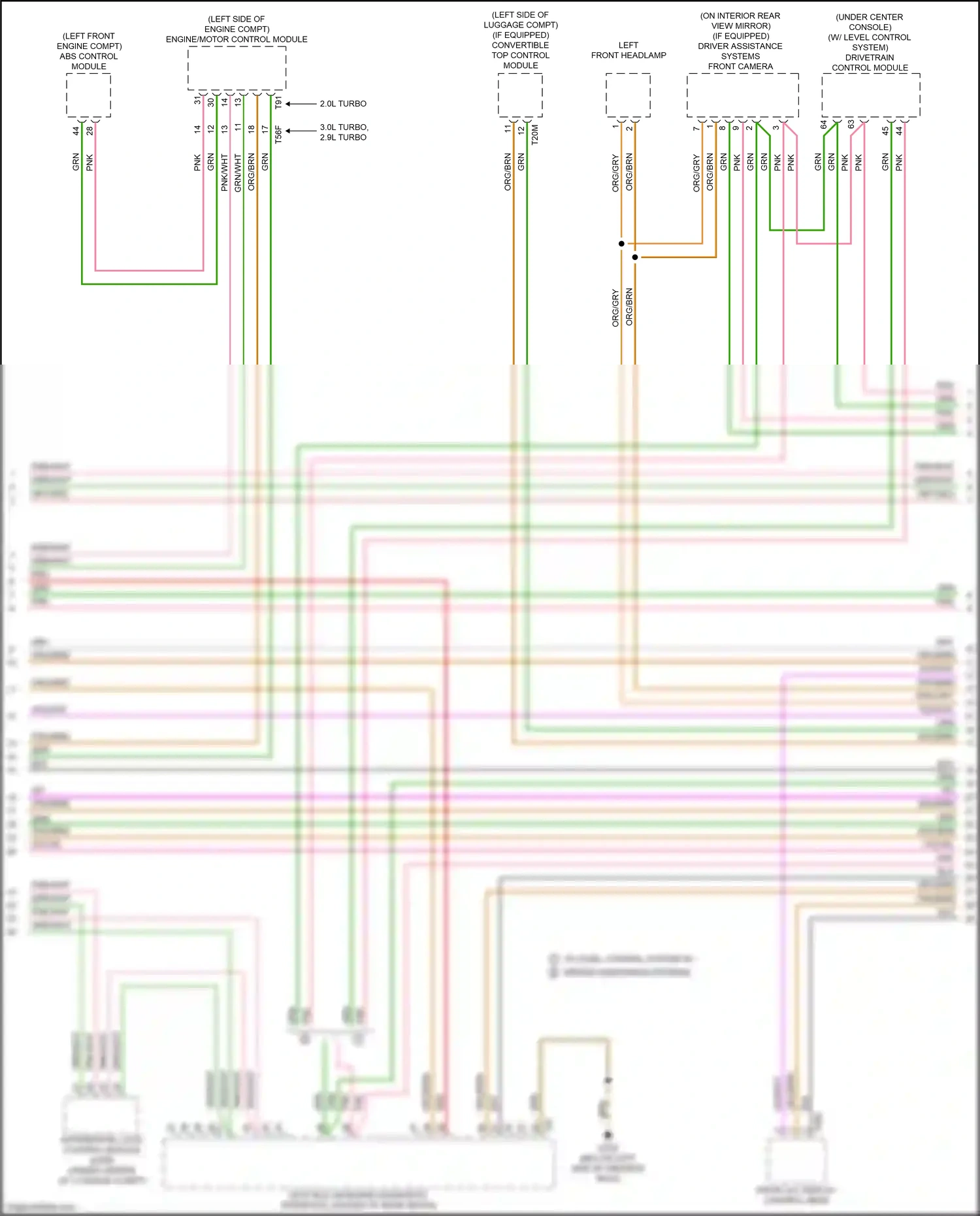 Audi A5 II (2016-2020) w/ level control system wiring diagram  (1 of 1)