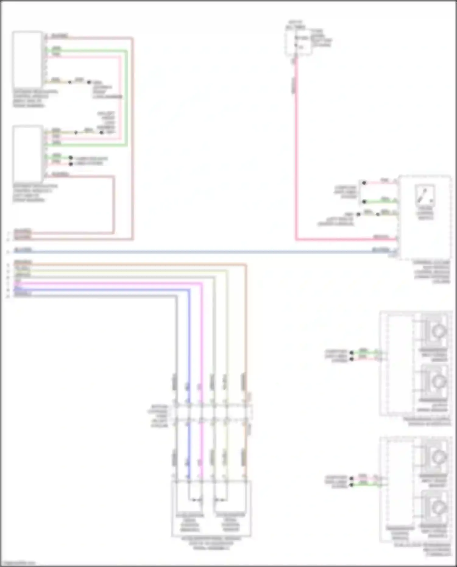 Wiring diagram yel/blu for Audi A5 II (2016-2020) (2 of 15)