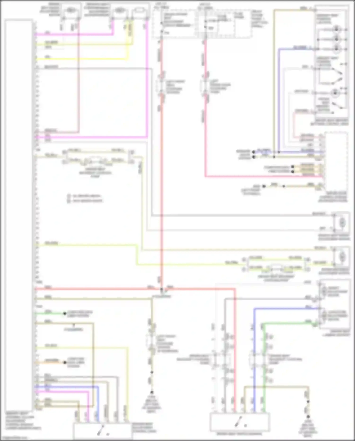 Wiring diagram yel/brn for Audi A5 II (2016-2020) (2 of 5)