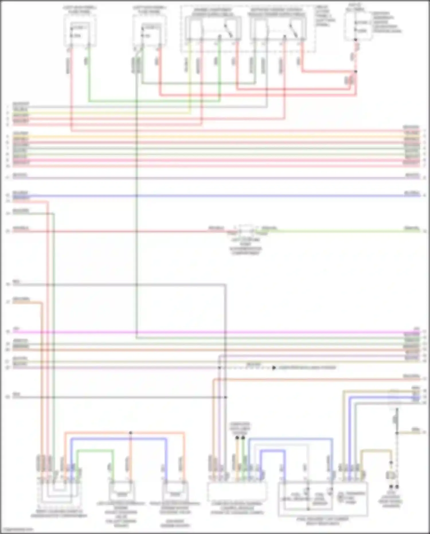 A6 Allroad Quattro Audi C8 (2019-2024): Wiring diagram engine performance 2.0l turbo hybrid (3 of 9)