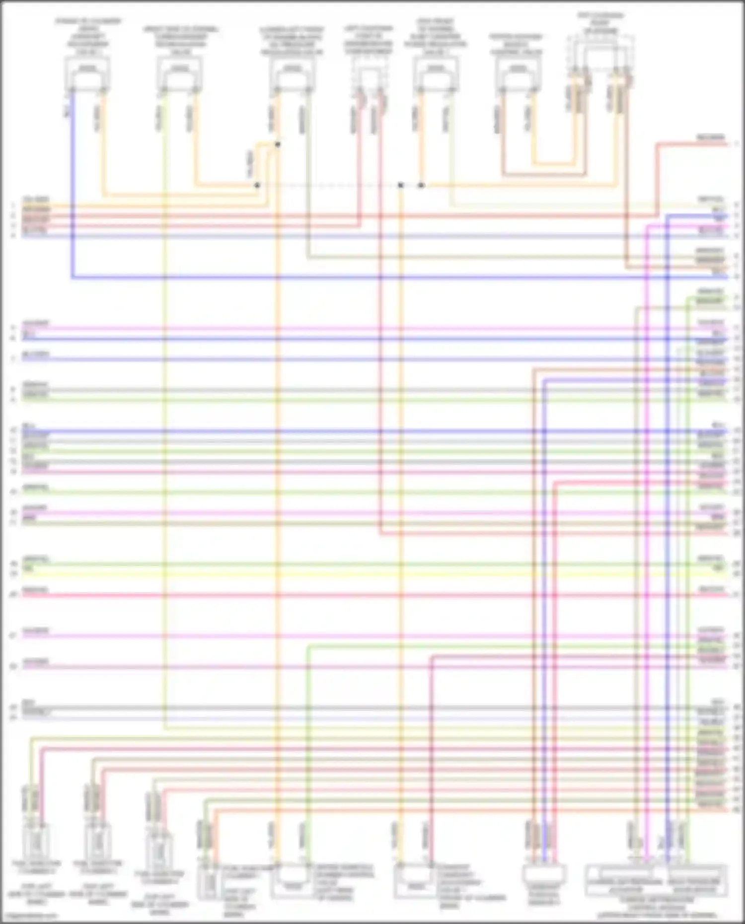 Wiring diagram camshaft position sensor 3 for Audi A6 Allroad Quattro C8 (2019-2024) (1 of 2)